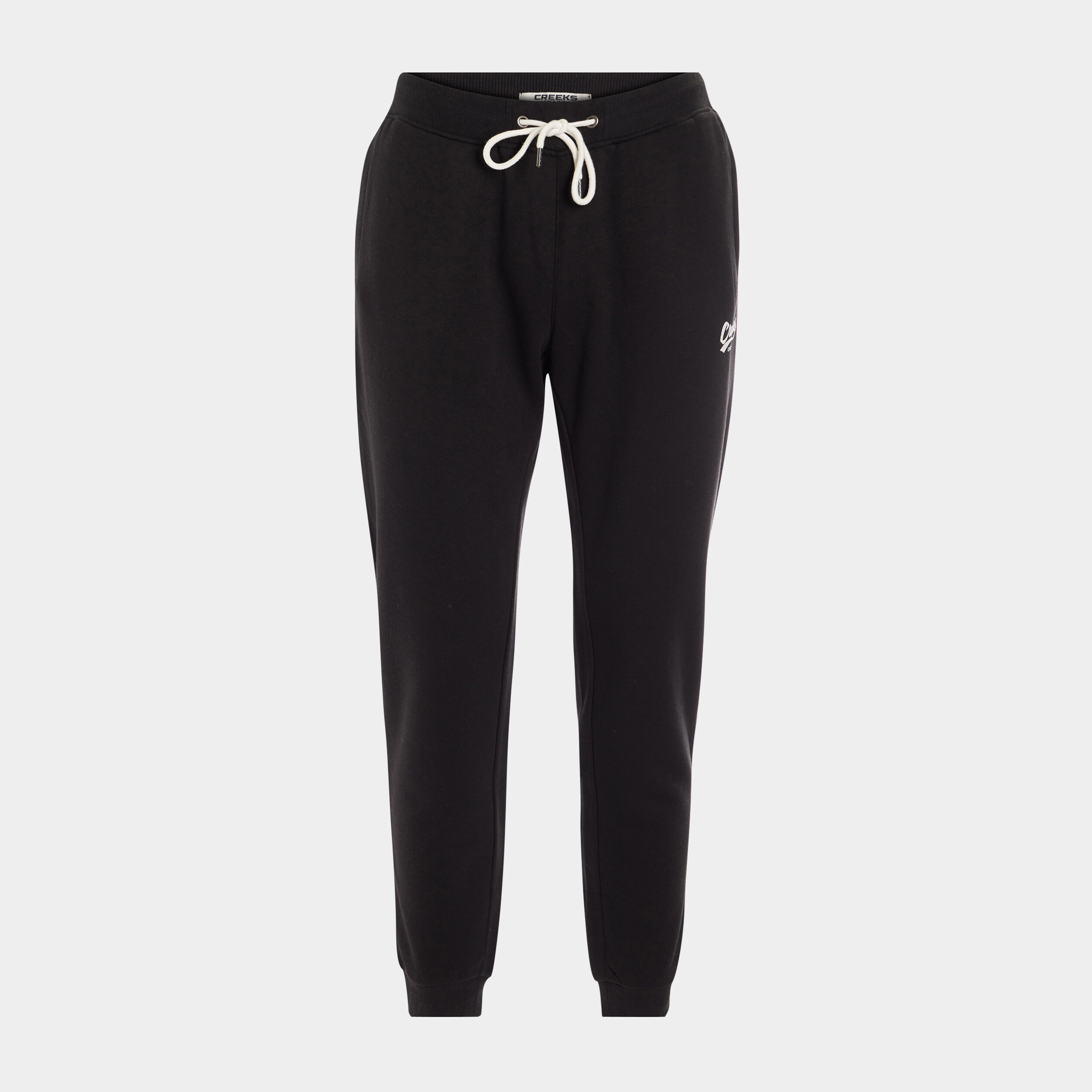 Pantalon jogging droit noir homme