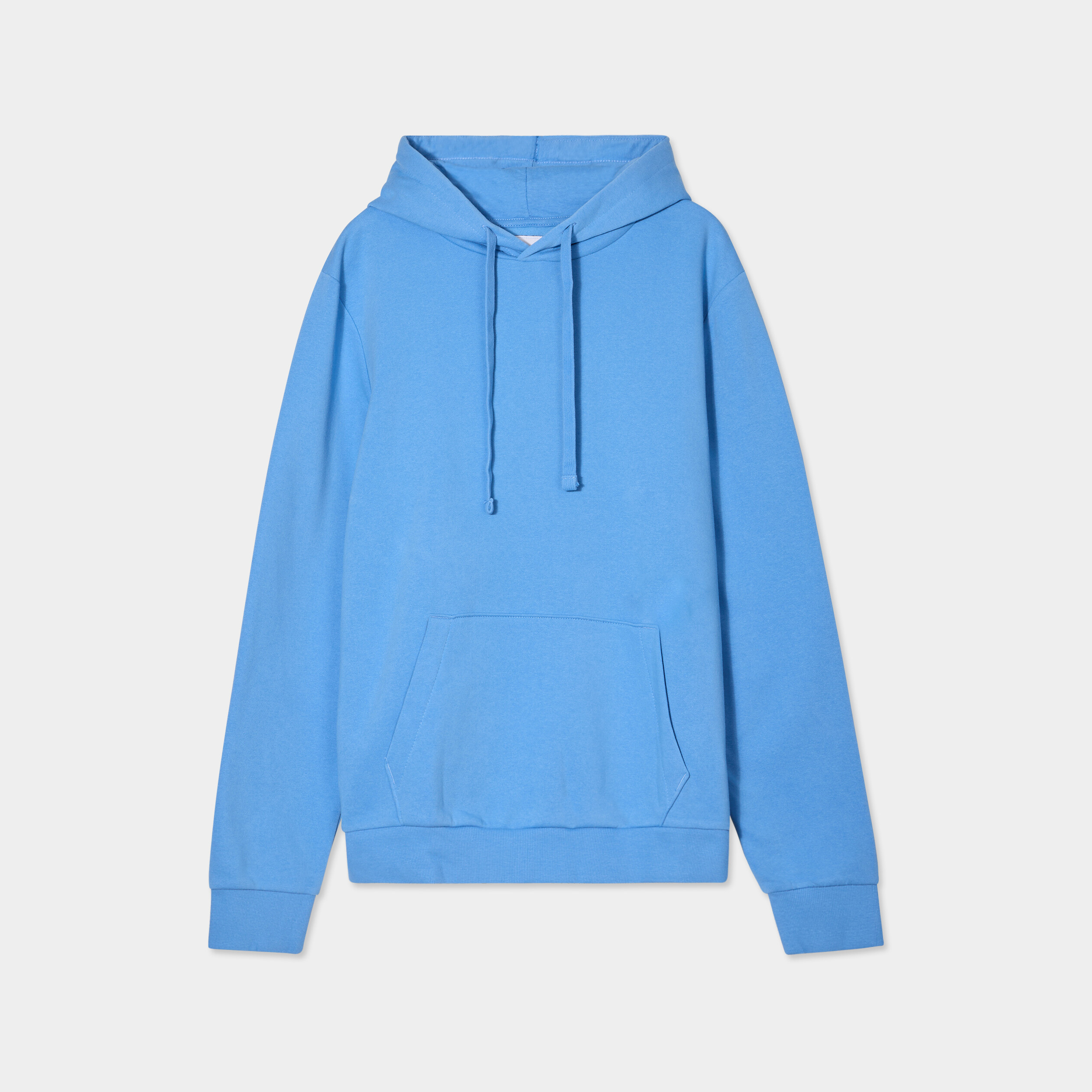 Sweat molleton &agrave; capuche hoodie bleu homme
