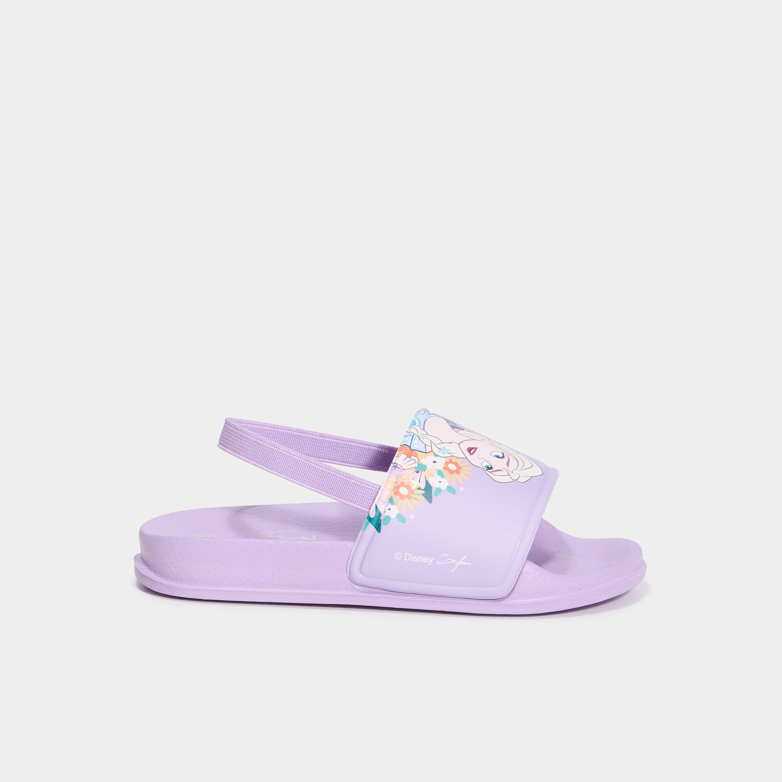 mules de plage reine des neiges mauve fille Mules de plage Reine des neiges mauve fille