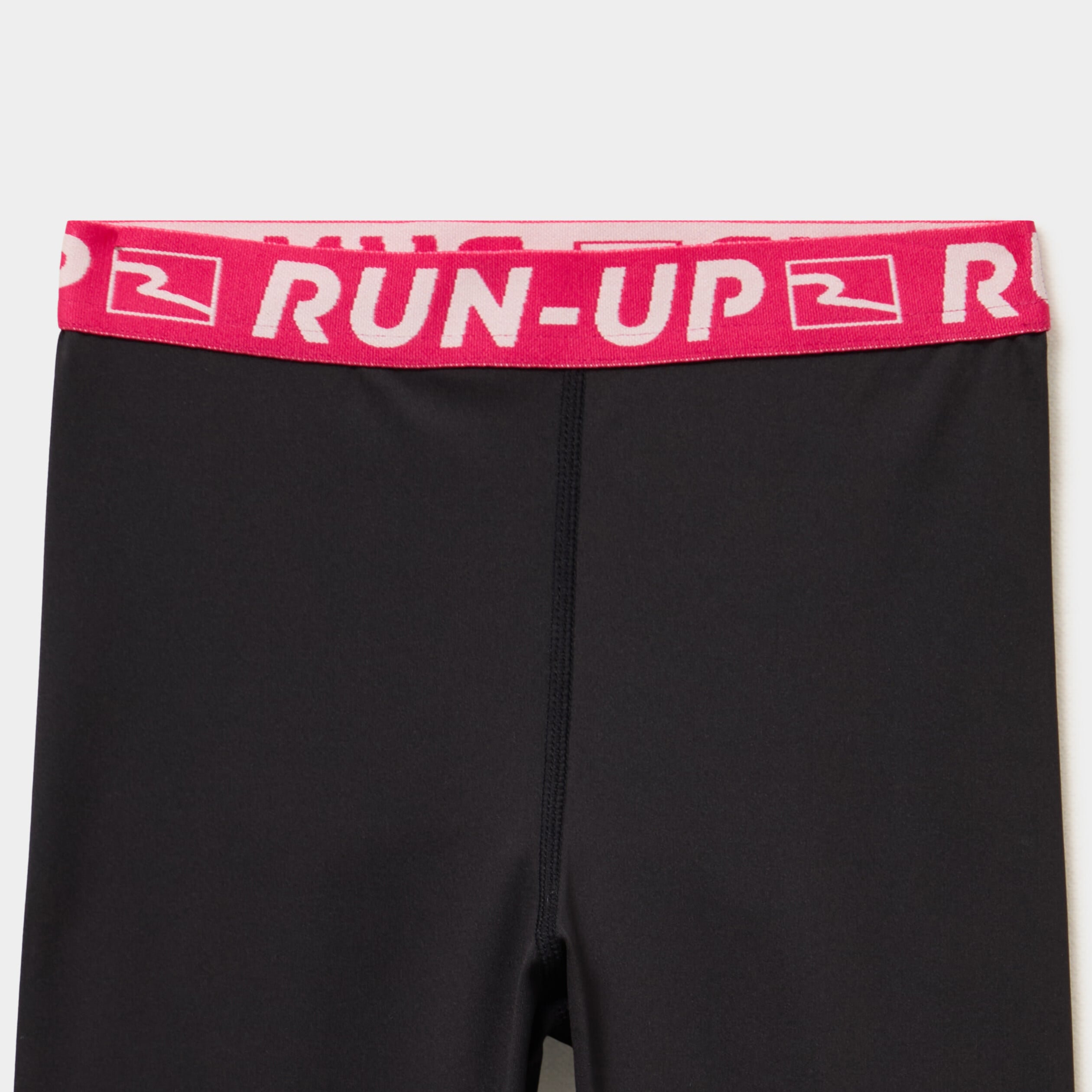 Legging stretch taille &eacute;lastiqu&eacute;e noir fille