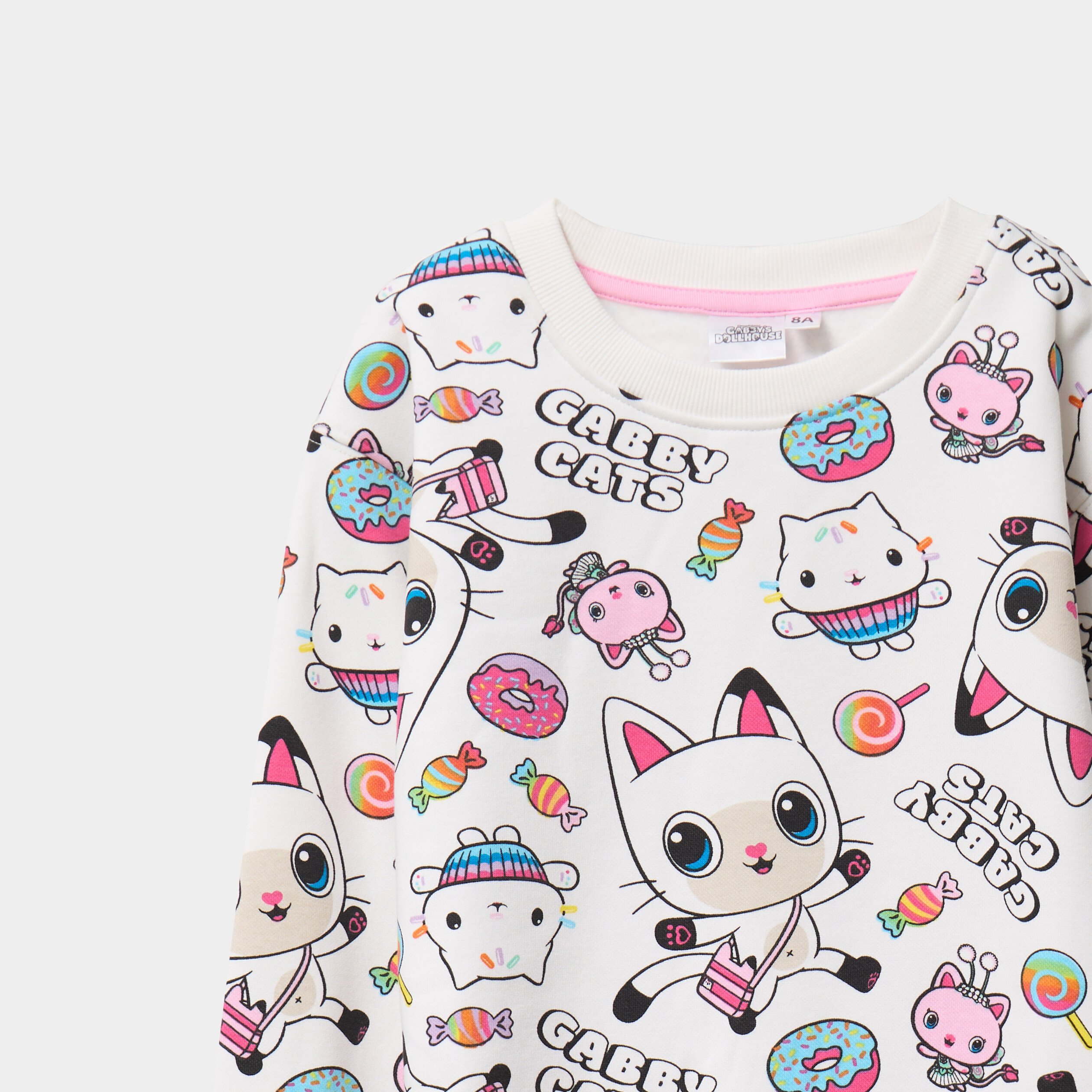 sweat gabby et la maison magique multicolore fille Sweat Gabby et la maison magique multicolore fille