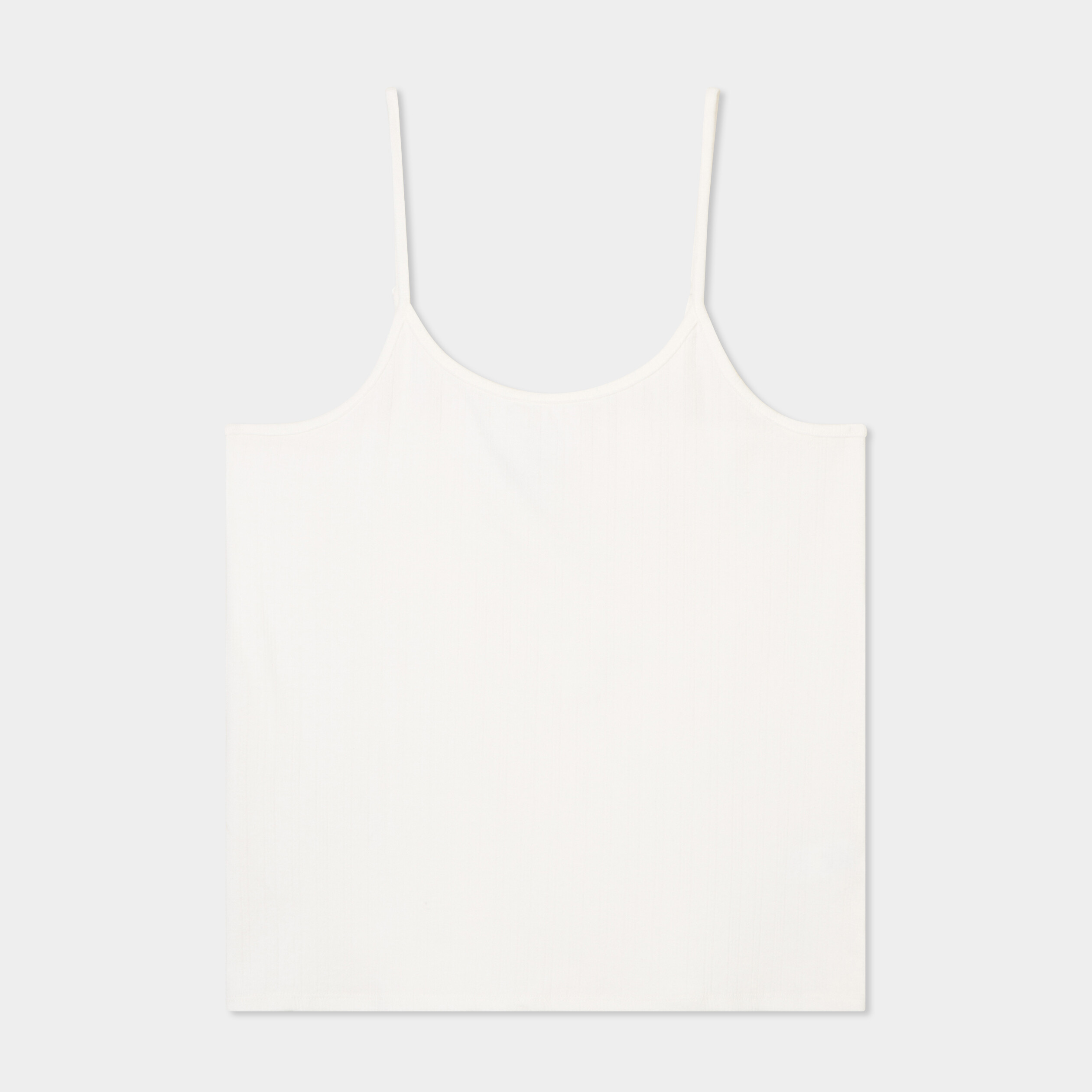 debardeur ajuste bretelles ajustables blanc femme Débardeur ajusté bretelles ajustables blanc femme