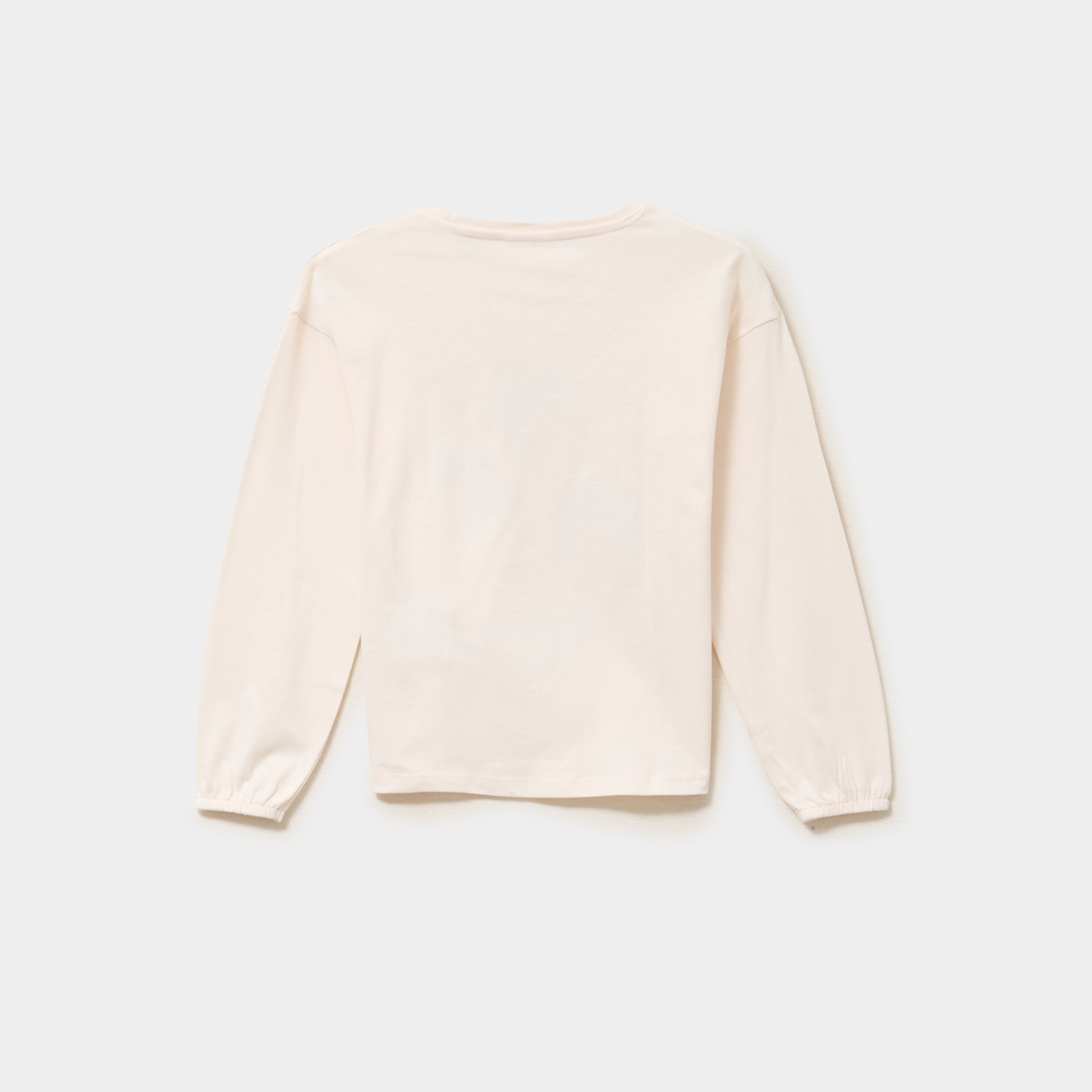 T-shirt manches longues coton Minnie beige fille