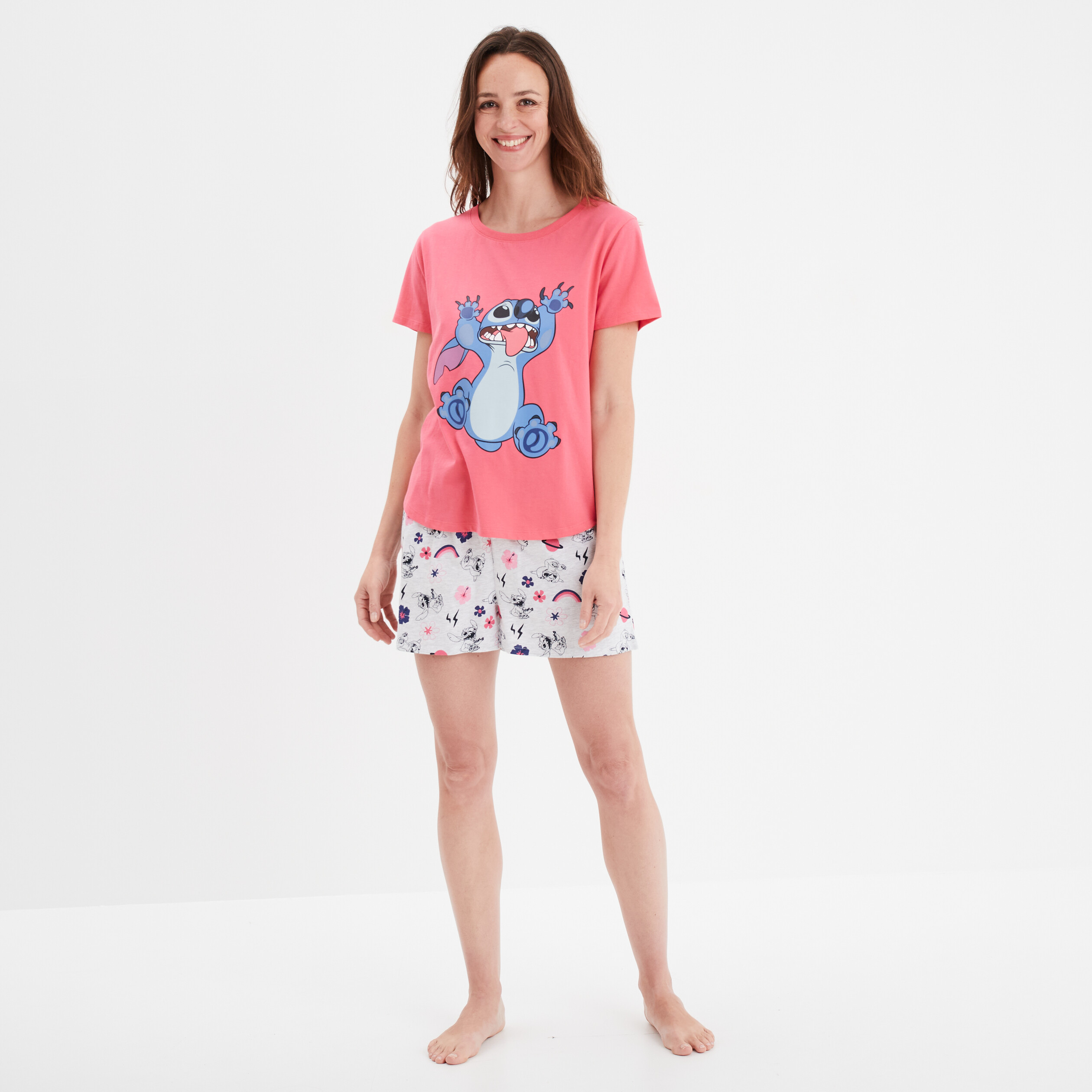 Pyjama stitch femme short best sale
