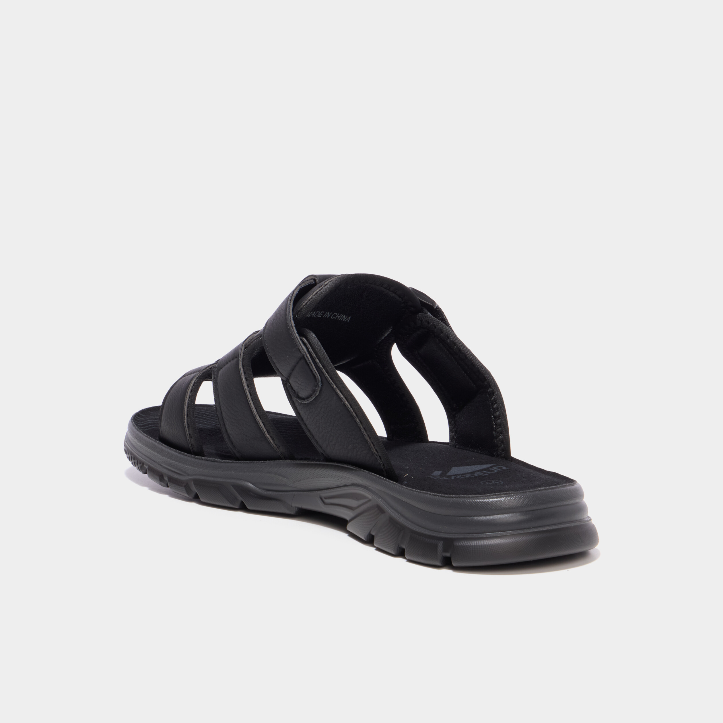 Mules &agrave; scratchs noir homme