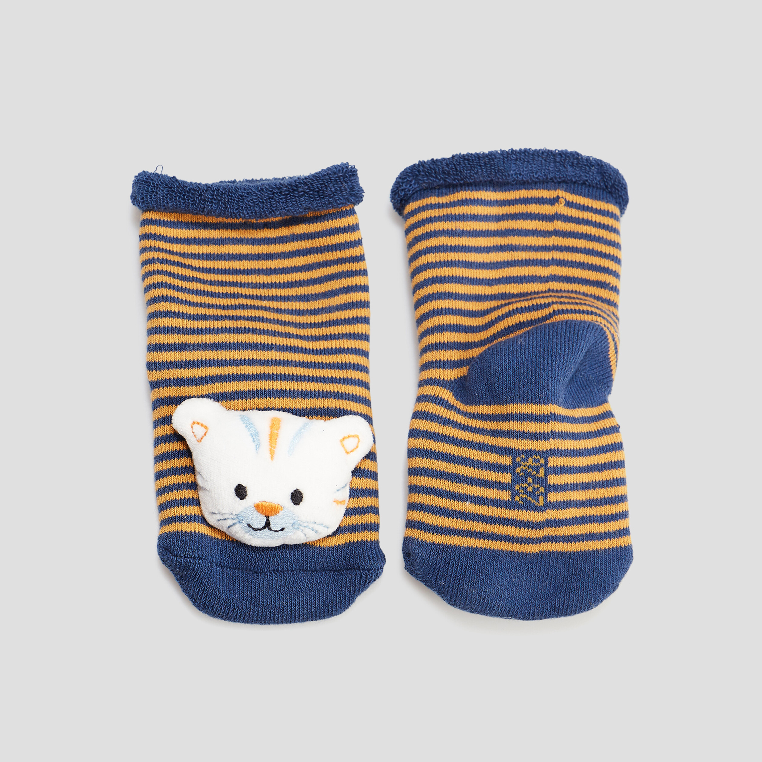 Chaussons Bébé Garçon Rose & Chocolat - En Cuir Souple, Semelle Flexible - Pour Premiers Pas Et Confort - Lavable Machine
