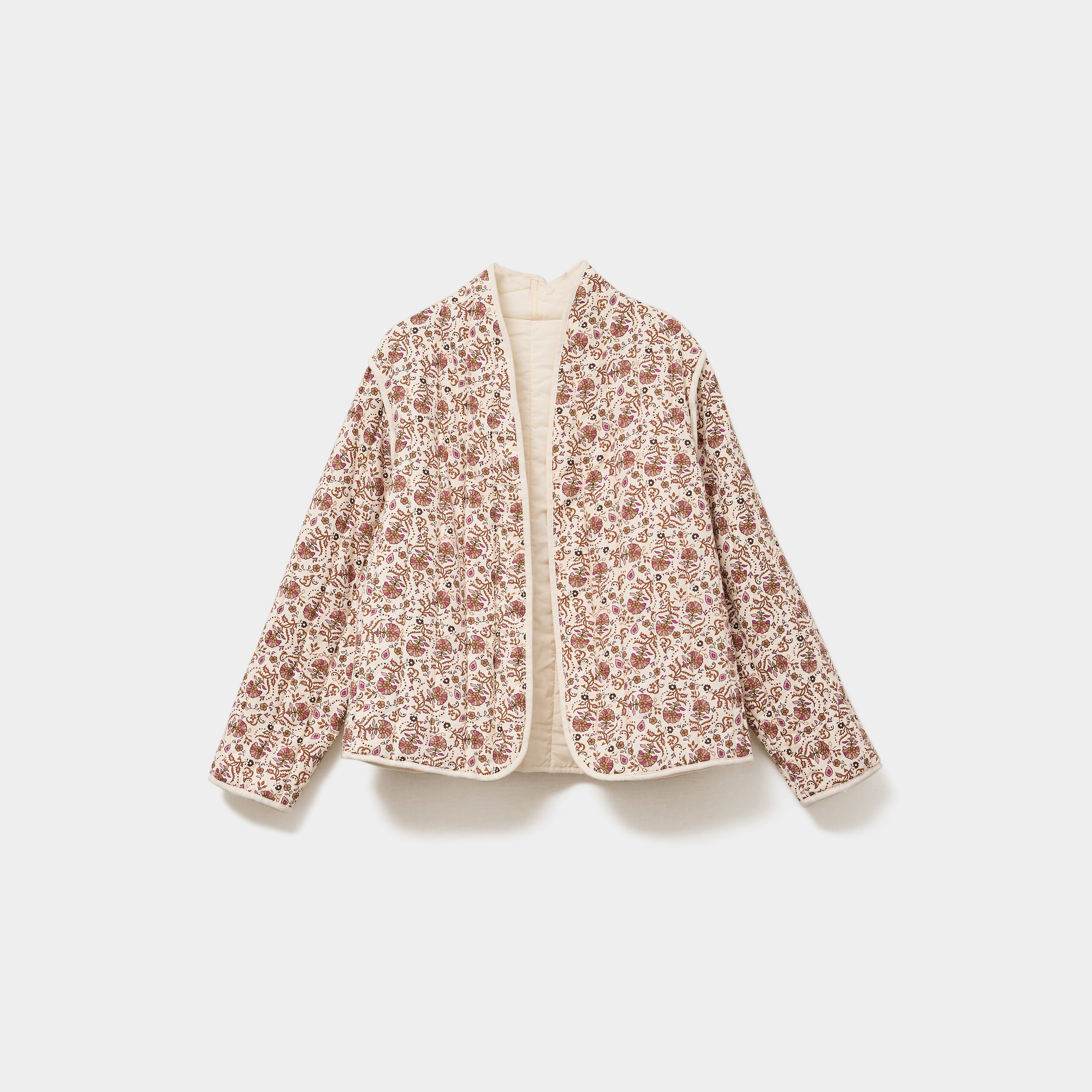 Veste matelassée réversible blanc femme grande taille