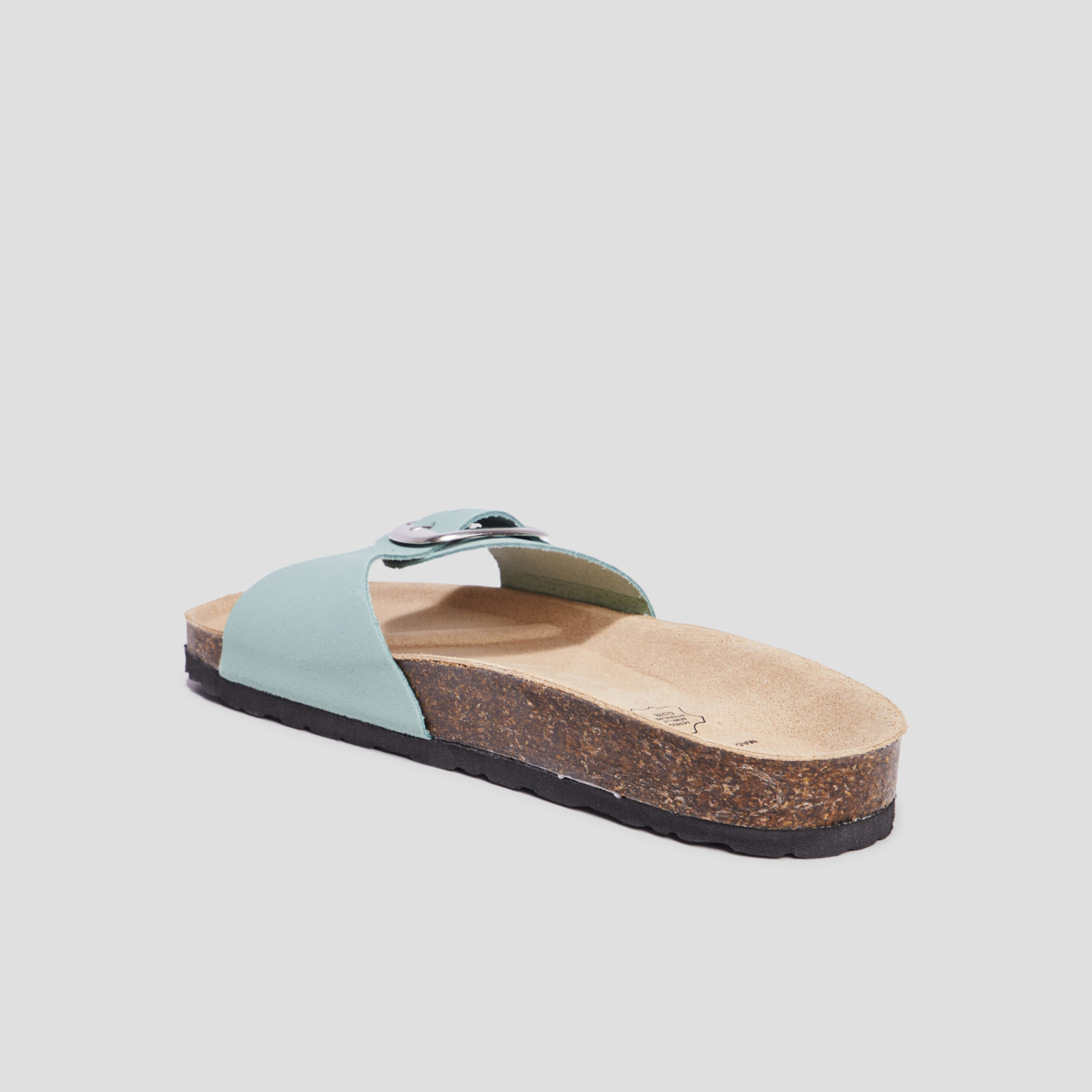 Mules bleu femme