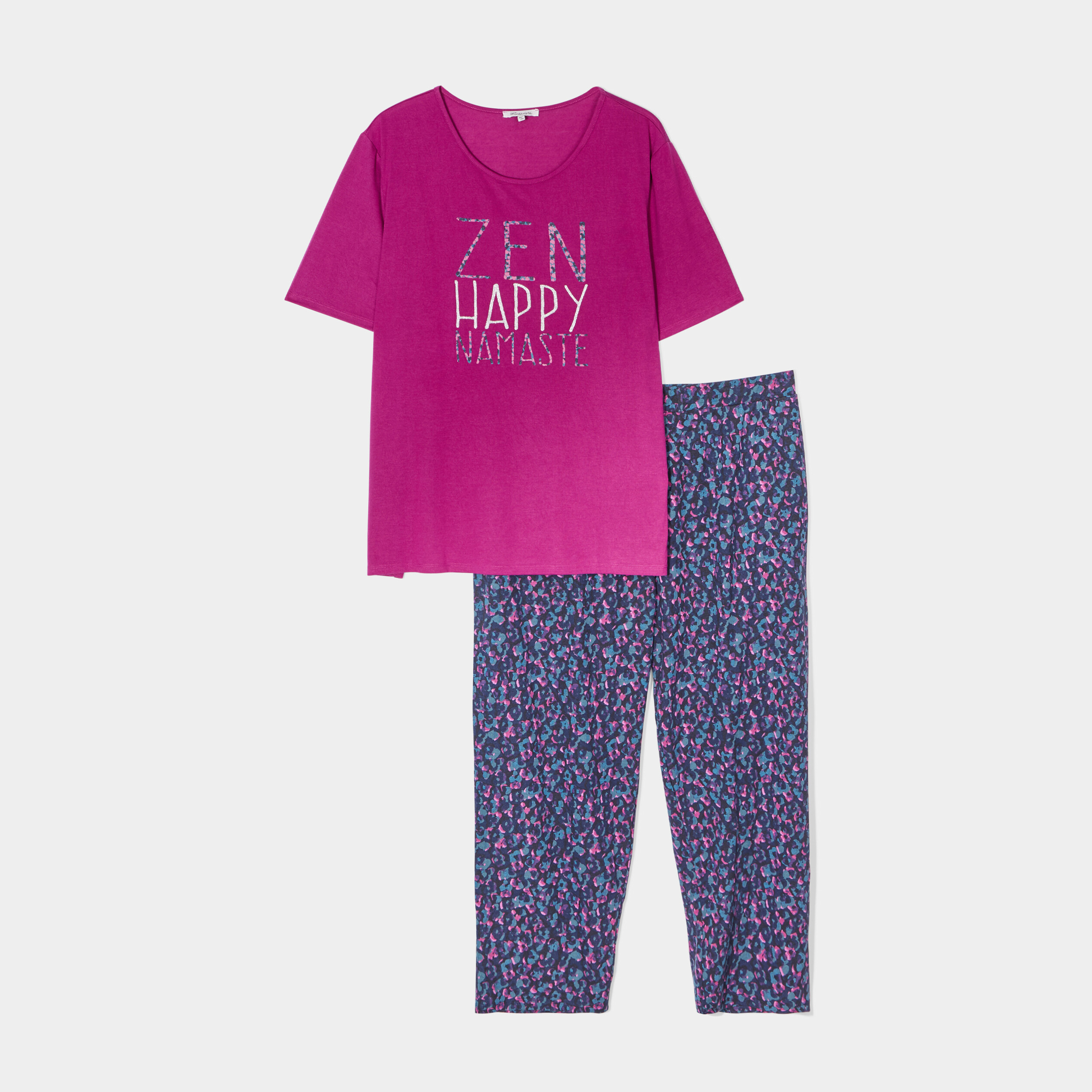 Pyjama femme grande on sale taille la halle