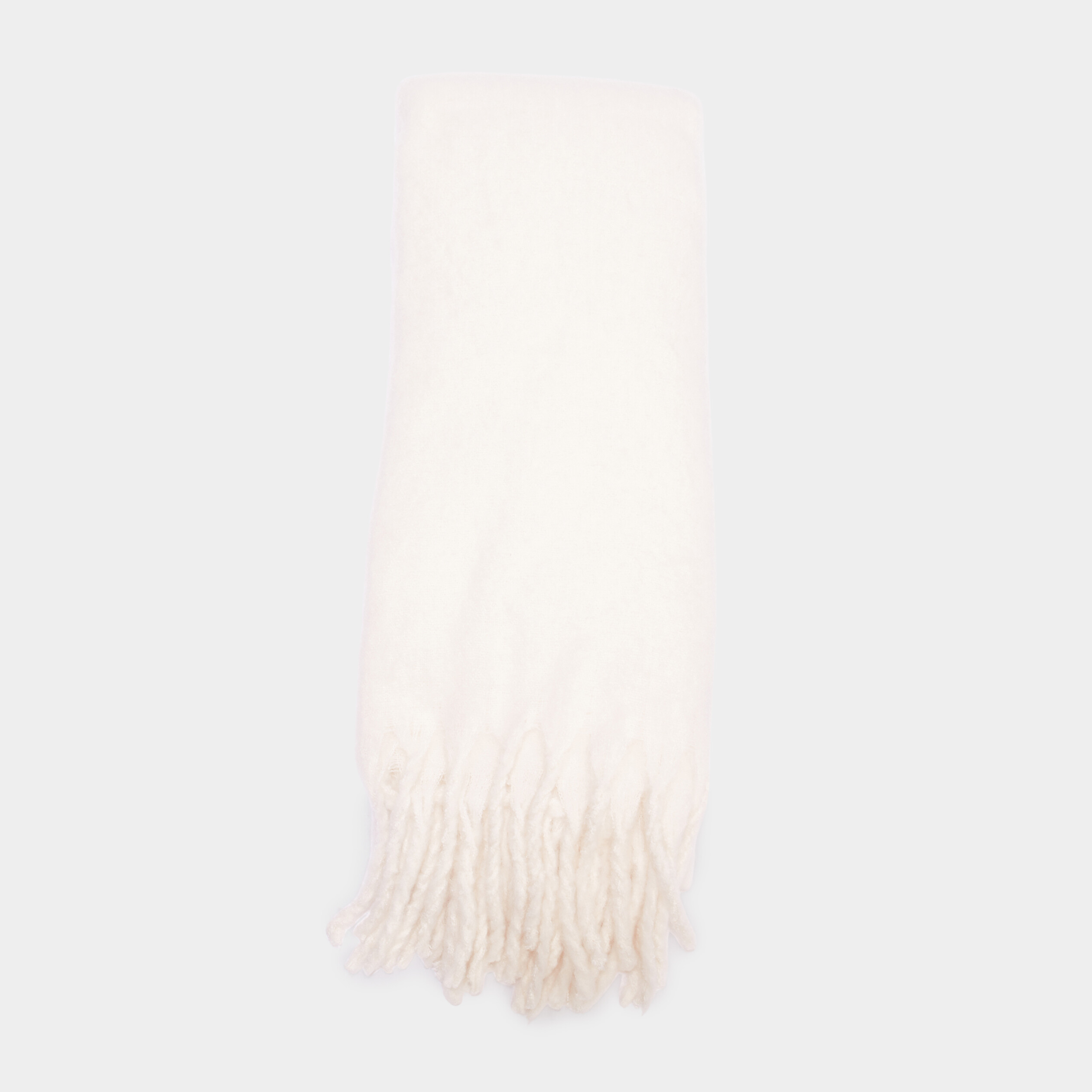 echarpe a franges ivoire femme Écharpe à franges ivoire femme