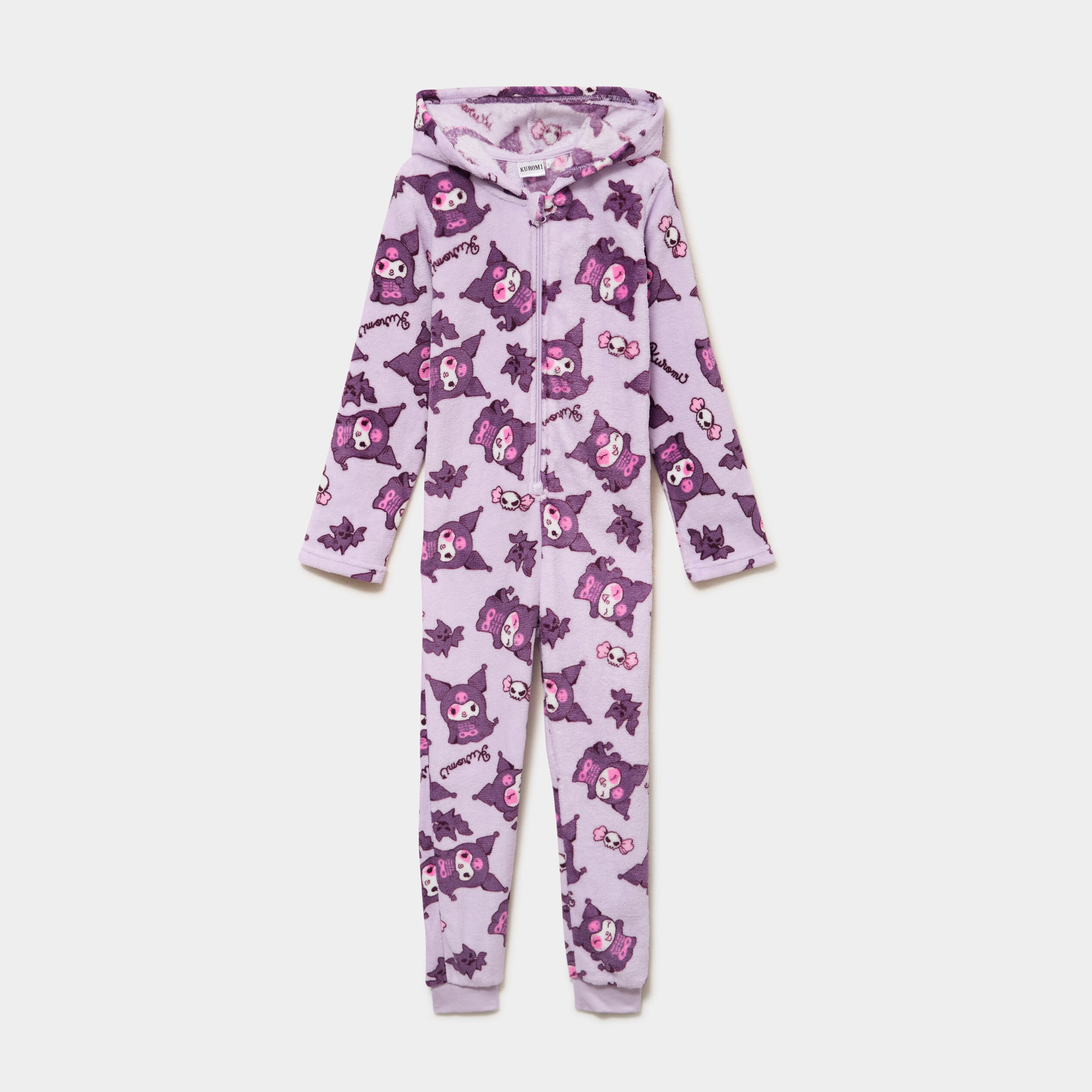 Combinaison de pyjama Hello Kitty Kuromi violet clair fille
