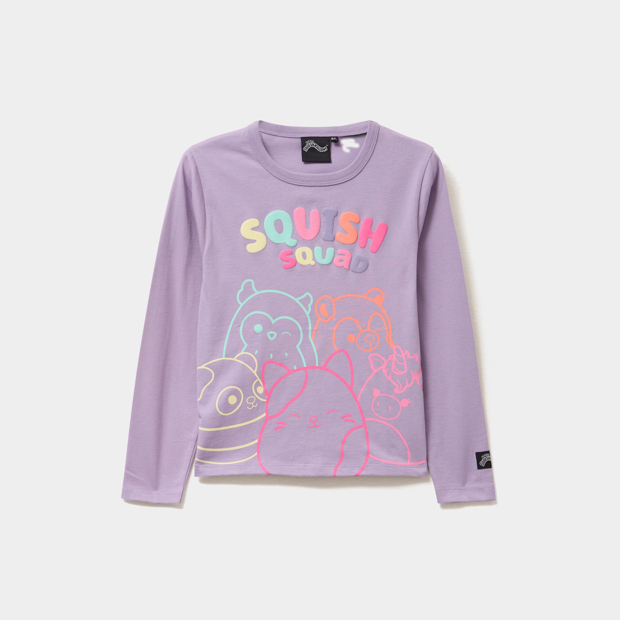 t shirt manches longues squishmallow parme fille T-shirt manches longues Squishmallow parme fille
