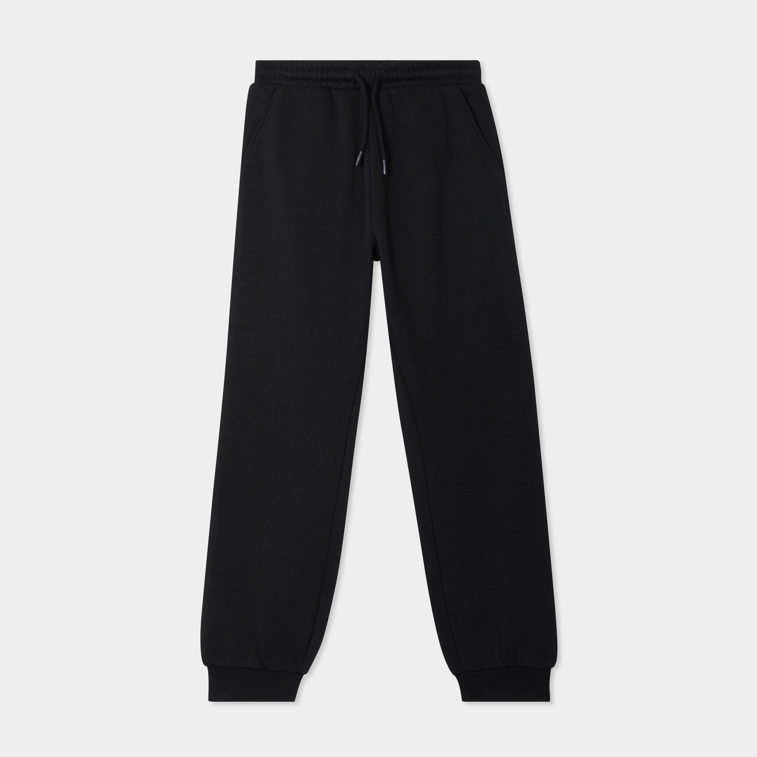 pantalon de jogging molleton noir fille Pantalon de jogging molleton noir fille