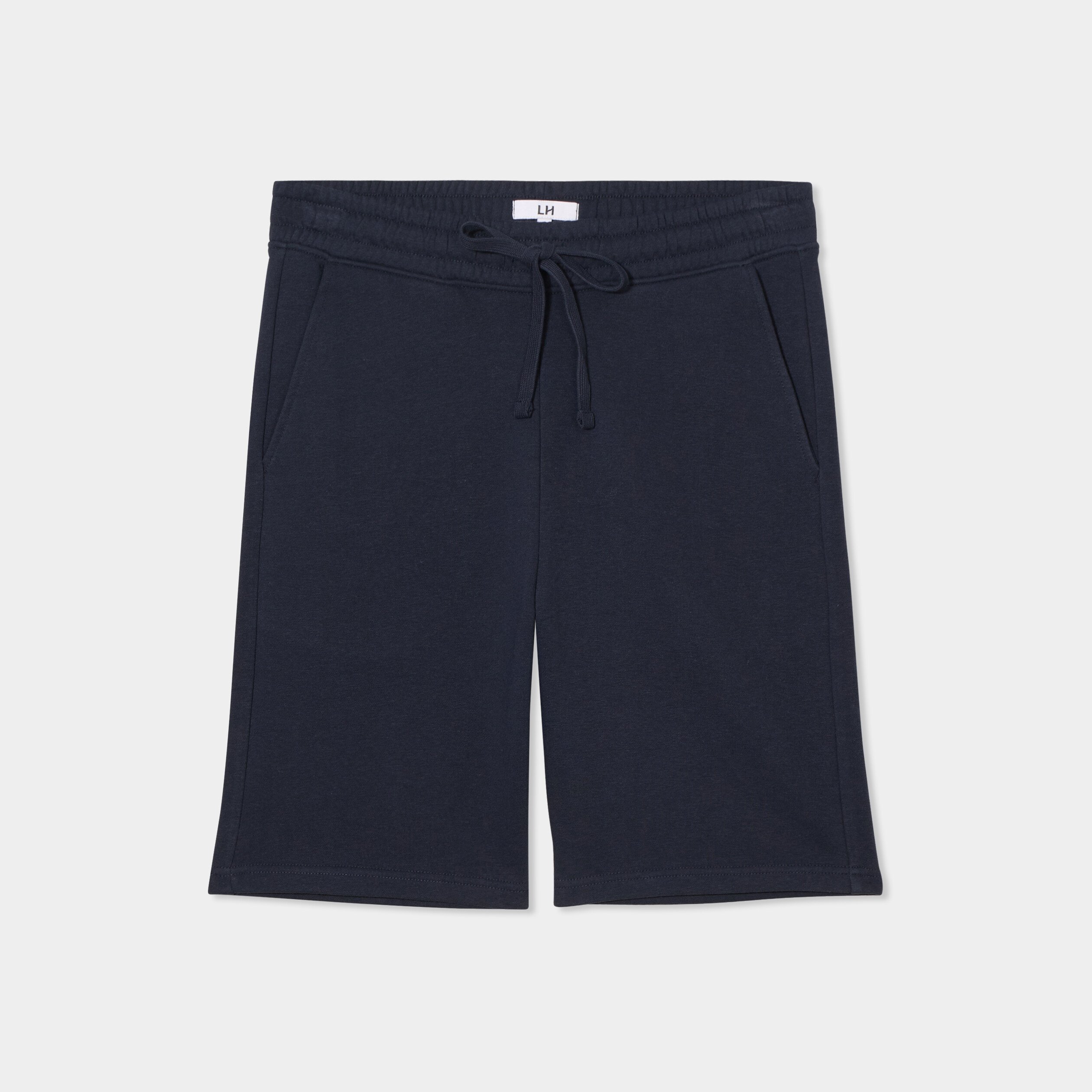 short de jogging en molleton bleu marine homme Short de jogging en molleton bleu marine homme