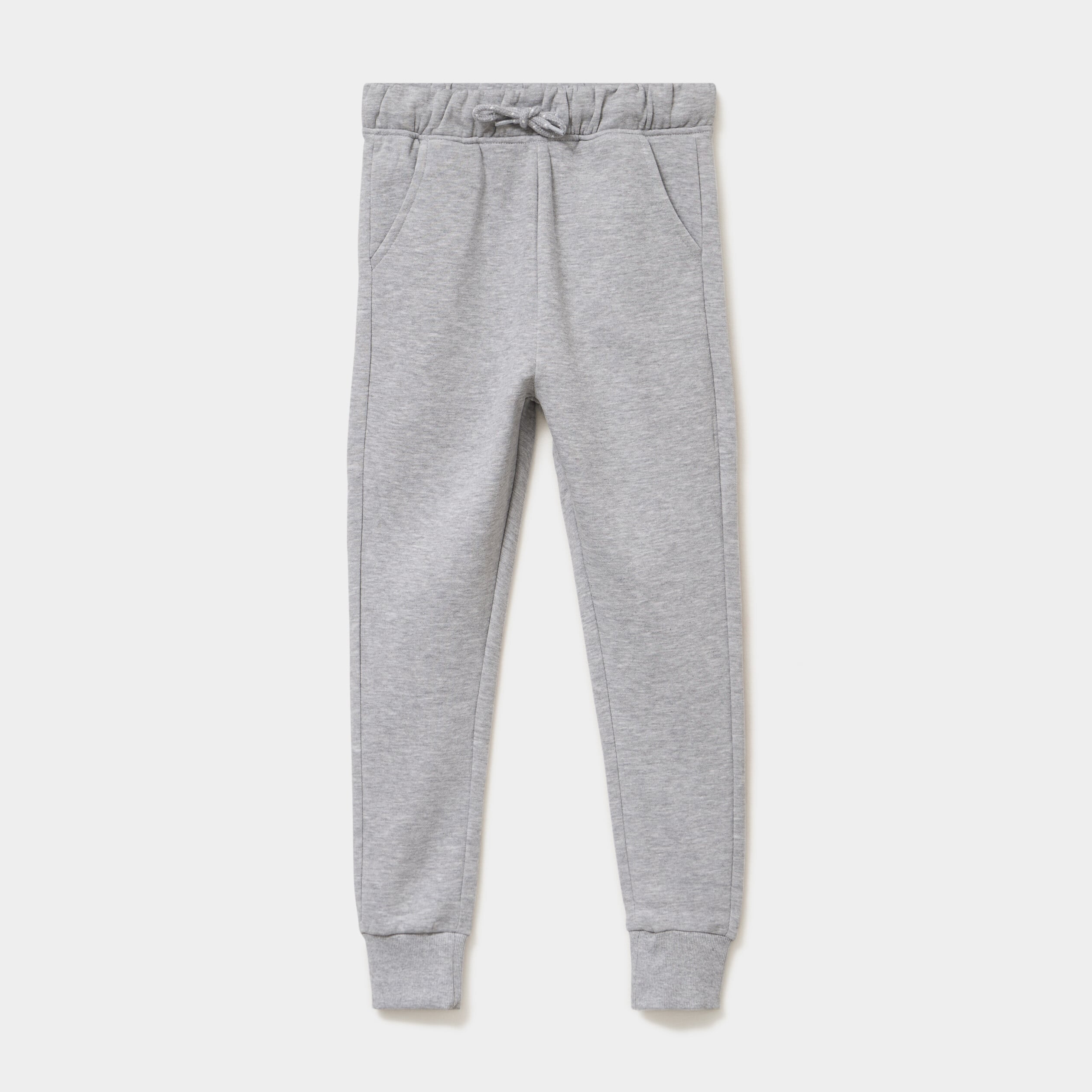 Pantalon jogging regular 2 poches gris clair gar&ccedil;on