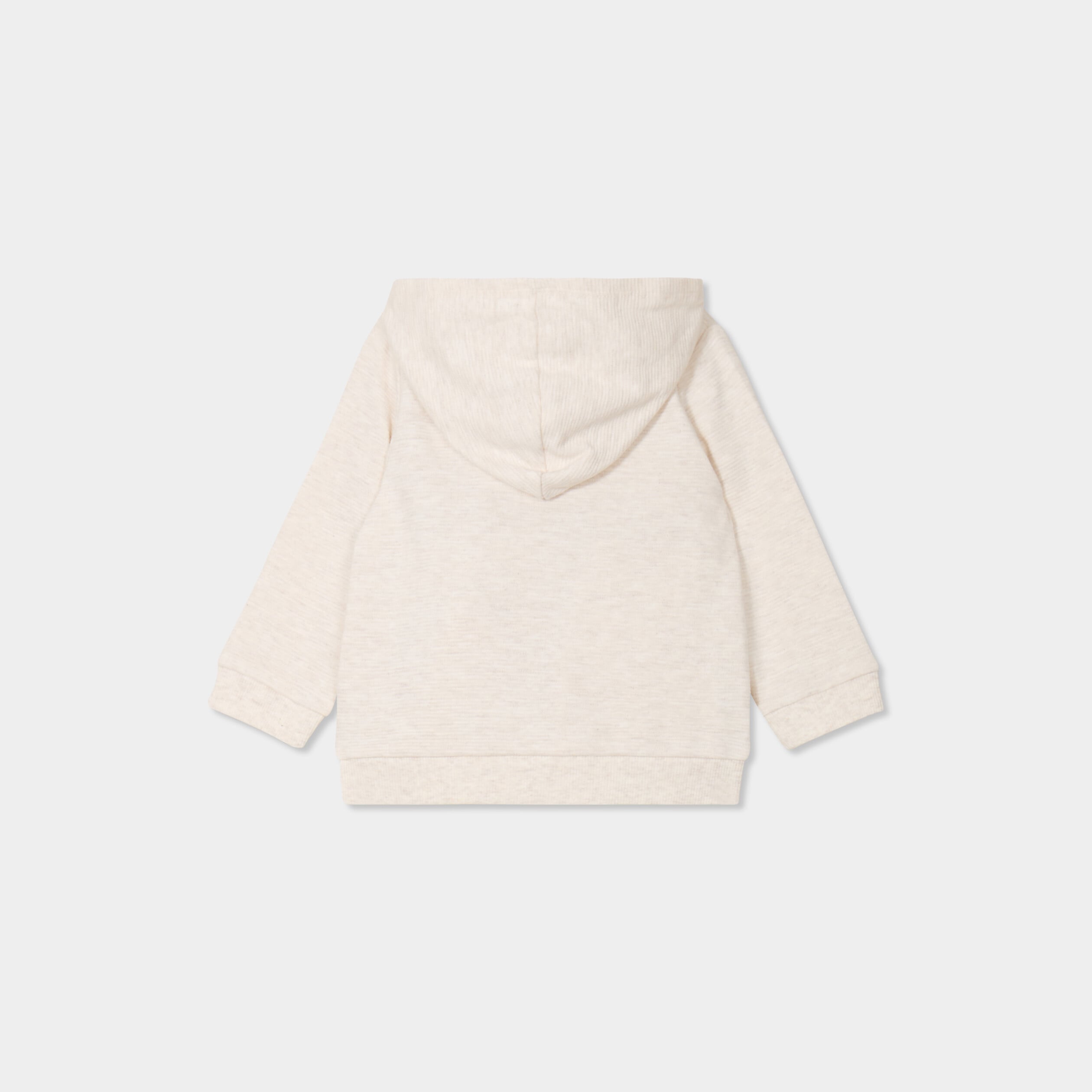 Ensemble 2 pi&egrave;ces sweat et jogging coton beige b&eacute;b&eacute; gar&ccedil;on