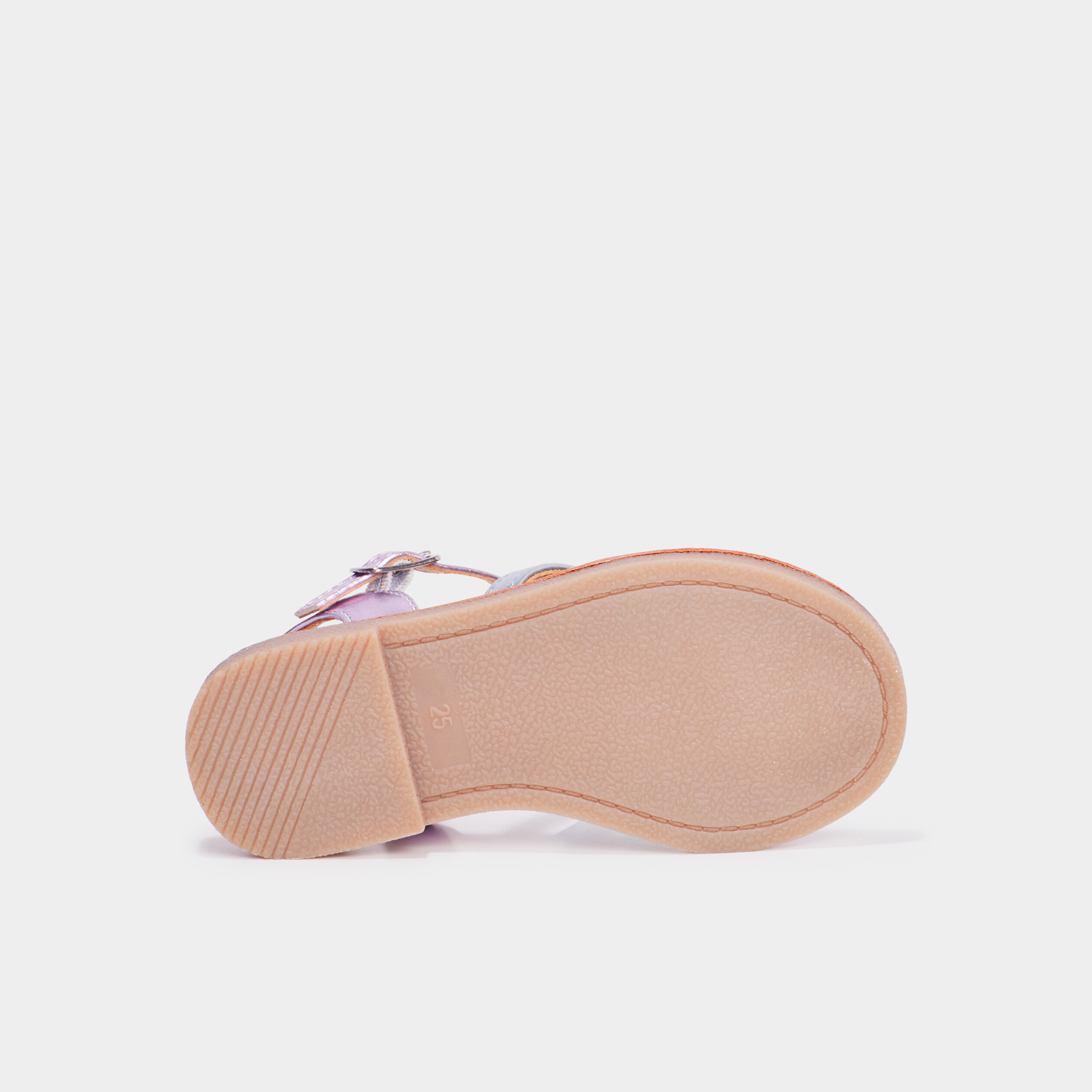 sandales brides metallisees gris argent fille Sandales brides métallisées gris argent fille