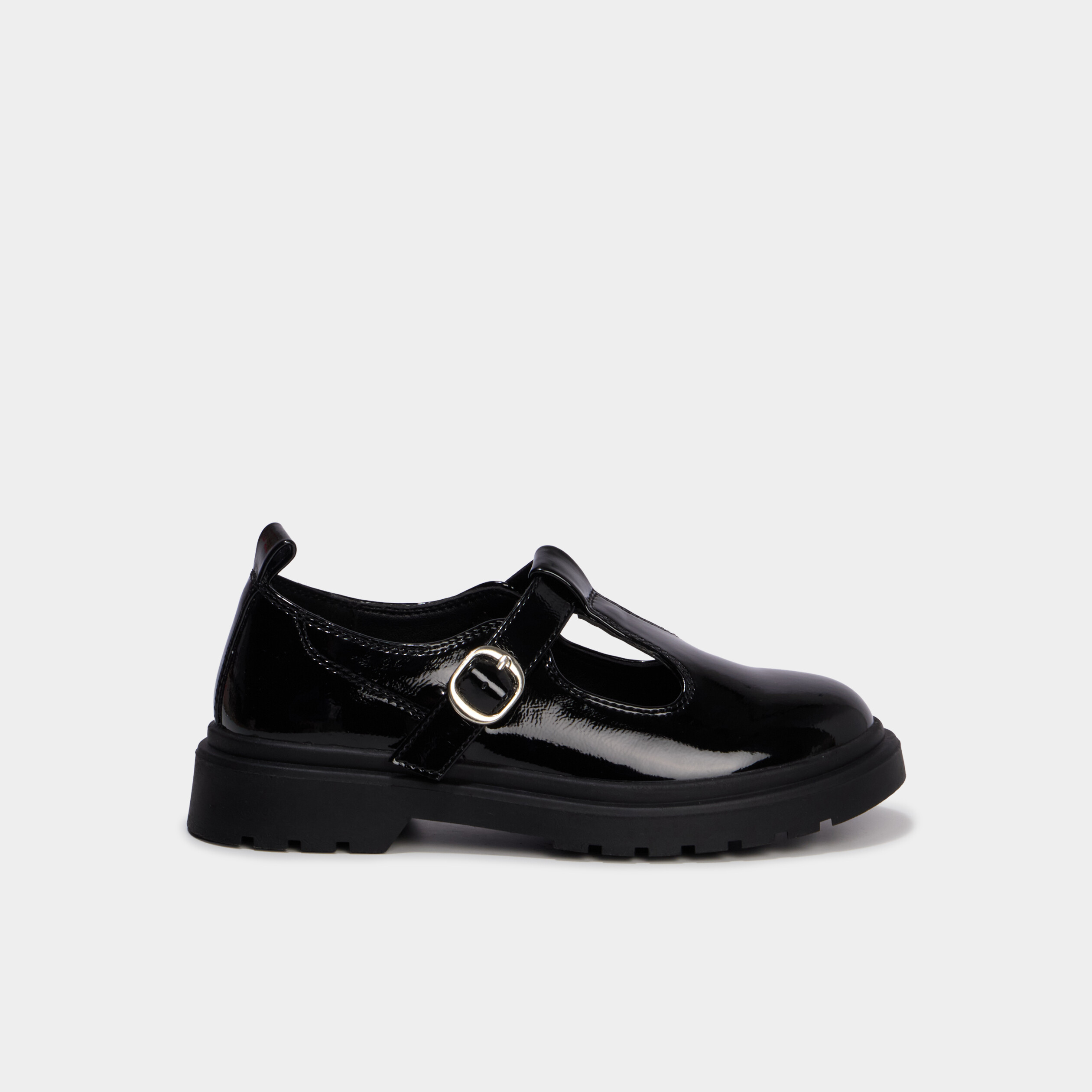 Babies salom&eacute; vernies noir fille