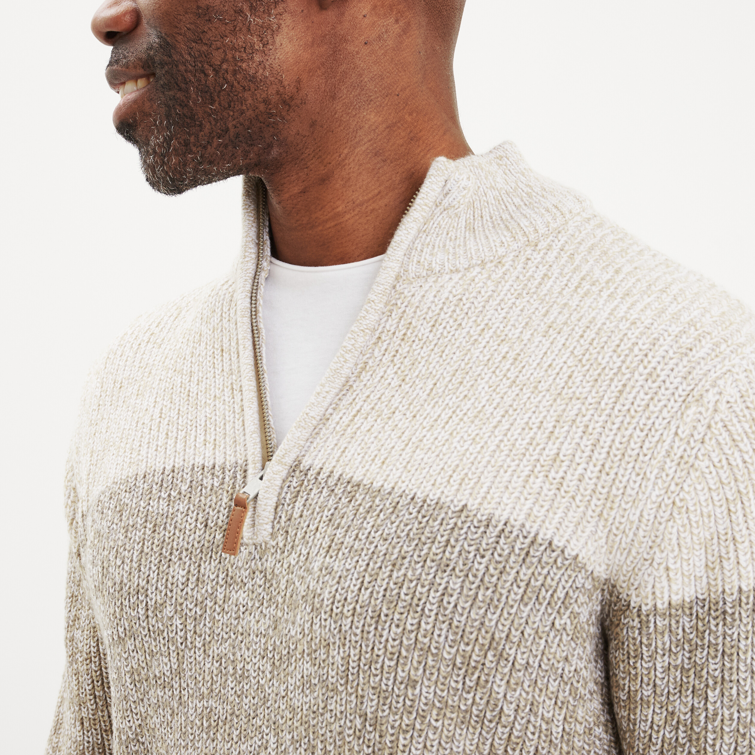 Pull vert kaki homme online