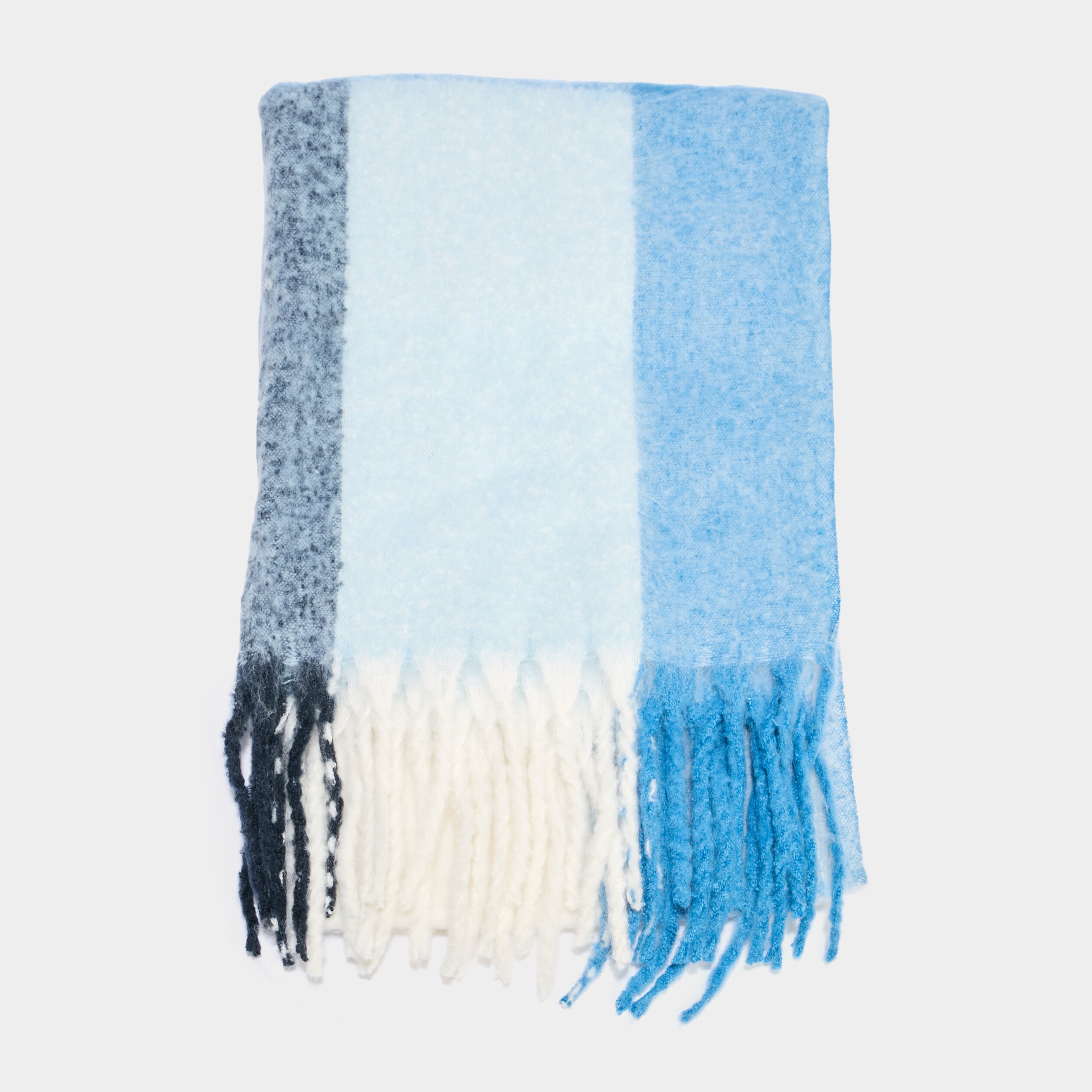 &Eacute;charpe bleu femme