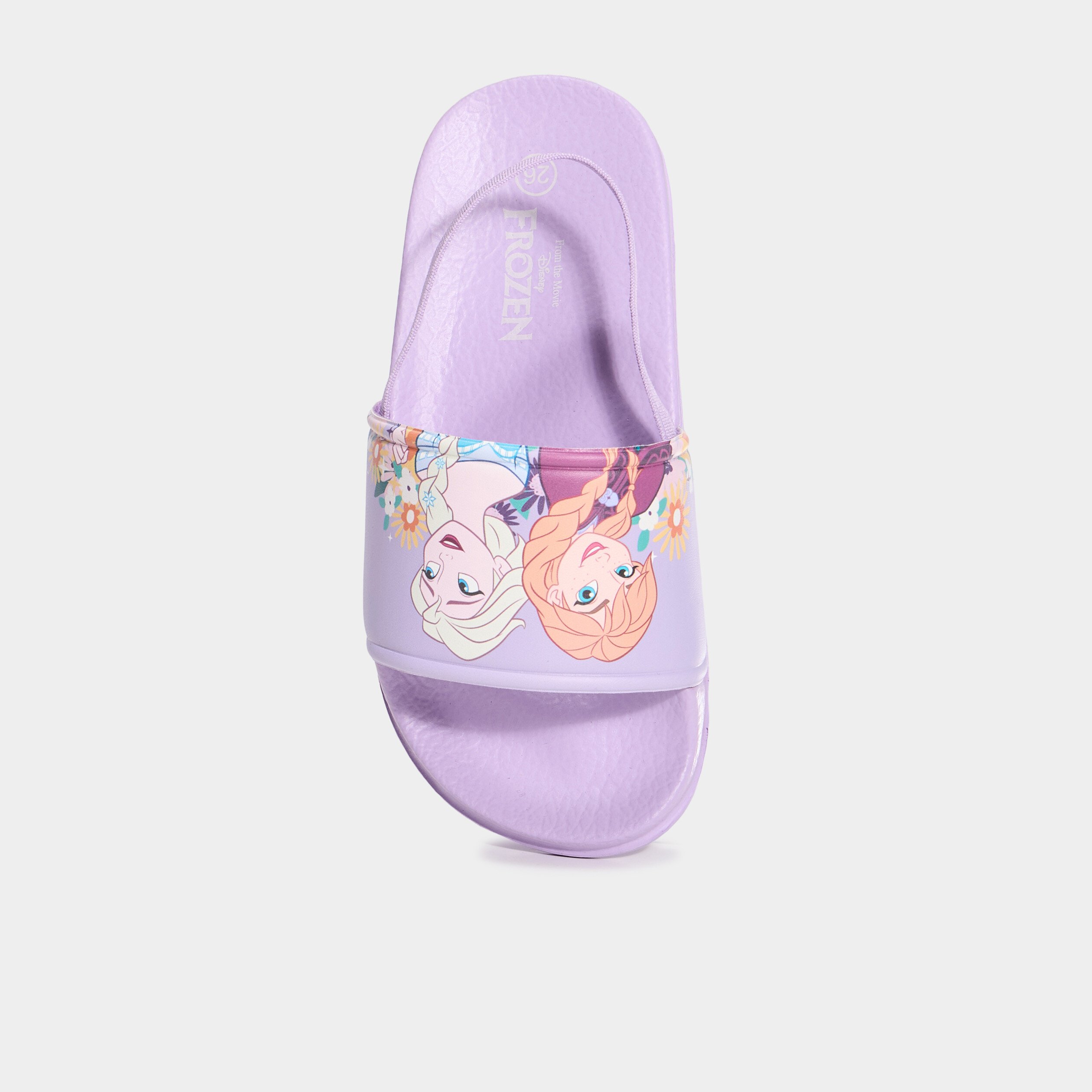 mules de plage reine des neiges mauve fille Mules de plage Reine des neiges mauve fille