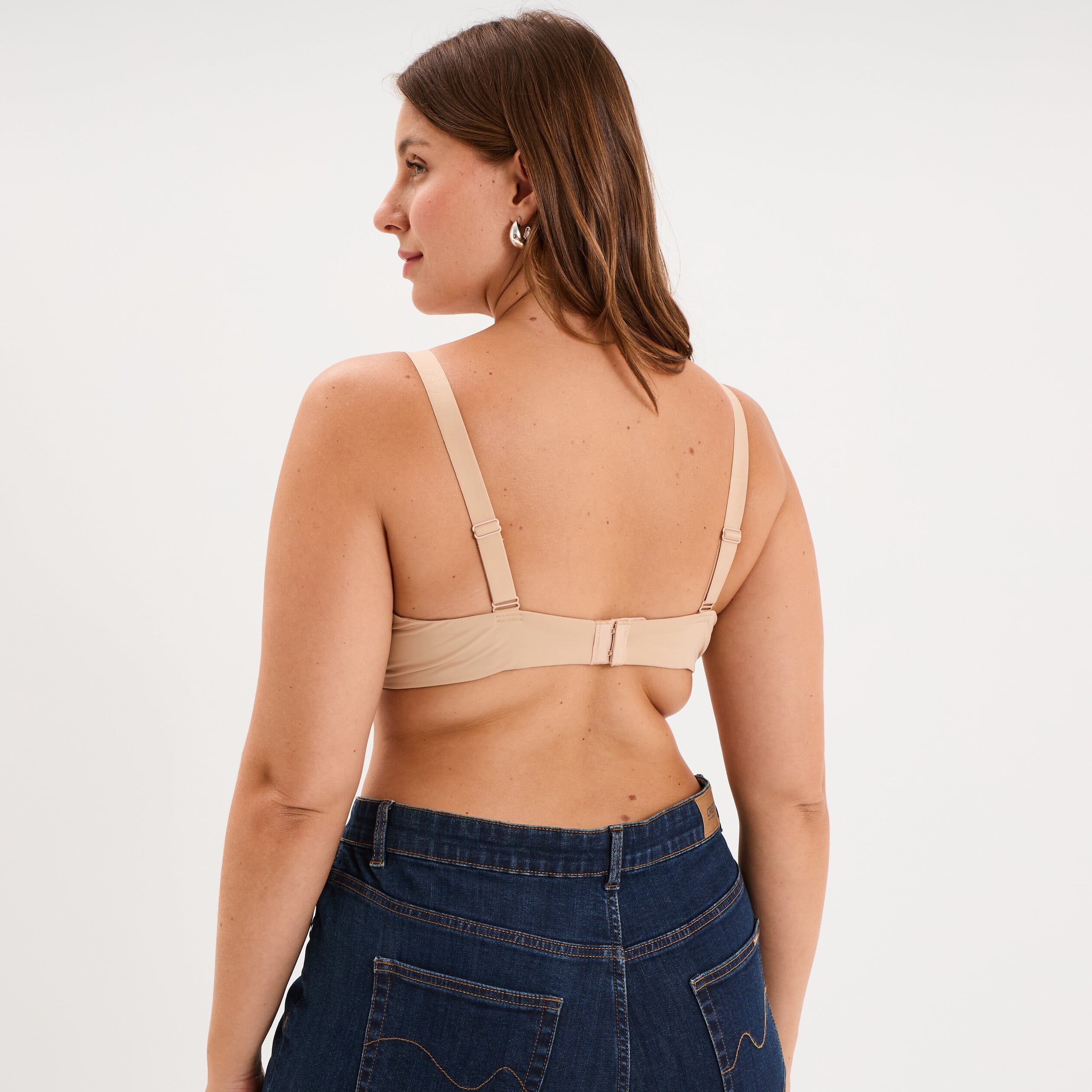 Soutien-gorge corbeille sable femme grande taille