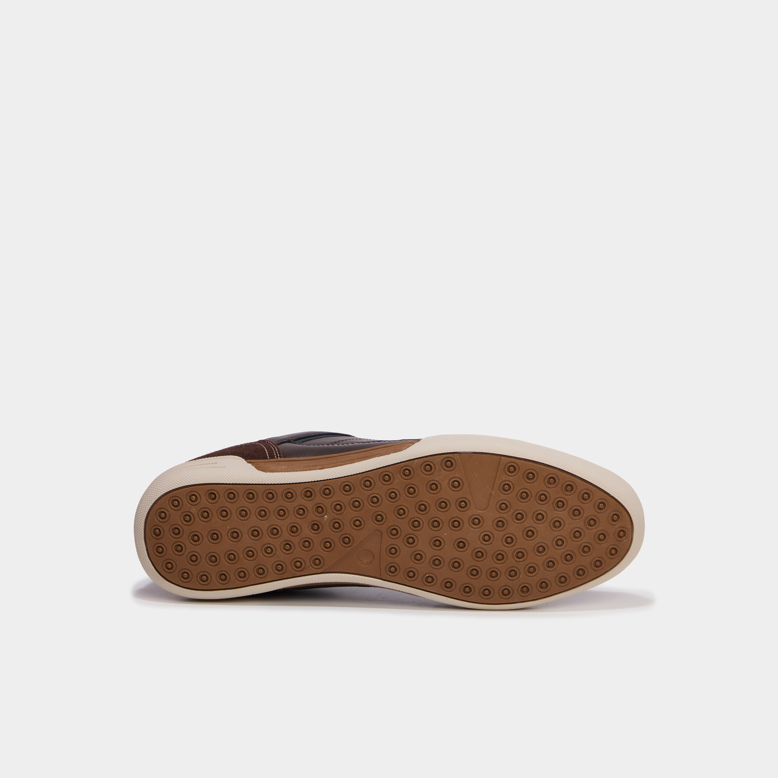 Baskets &agrave; lacets Lee Cooper marron fonc&eacute; homme