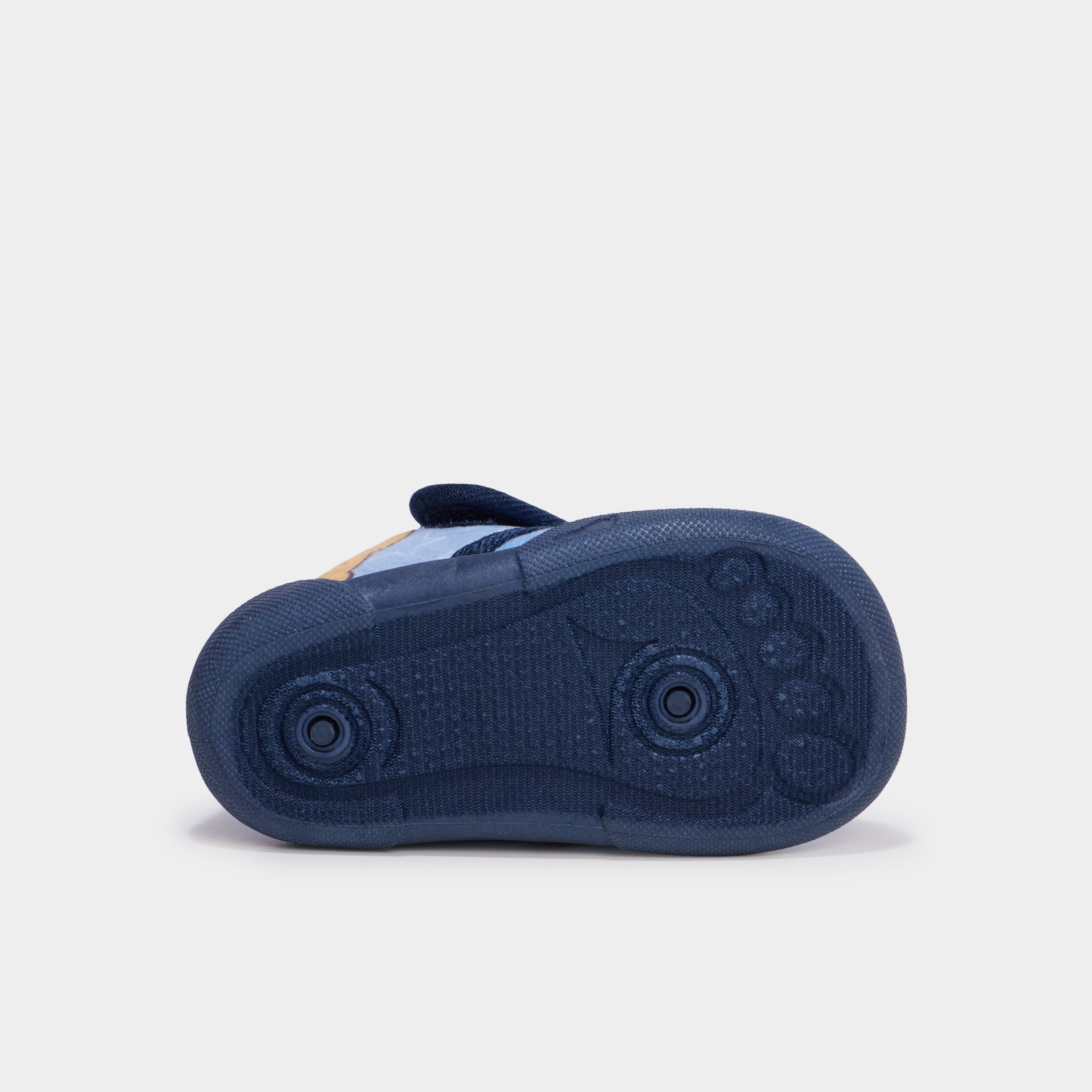 Chaussons bottillons Winnie l'ourson bleu b&eacute;b&eacute; gar&ccedil;on