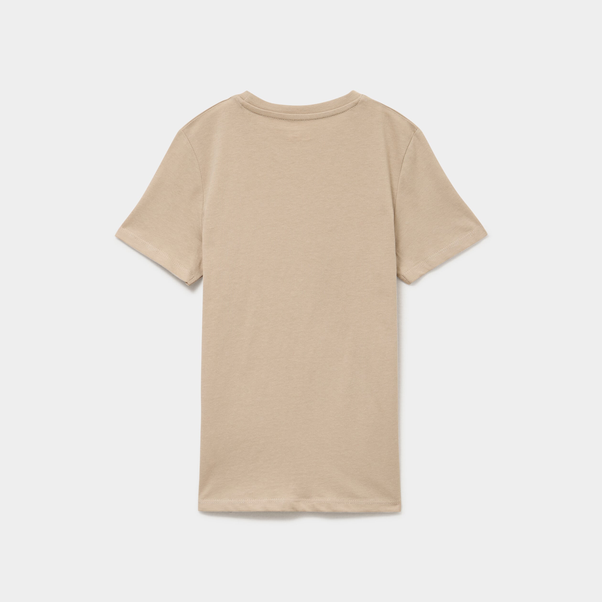 T-shirt en coton manches courtes gris fonc&eacute; gar&ccedil;on