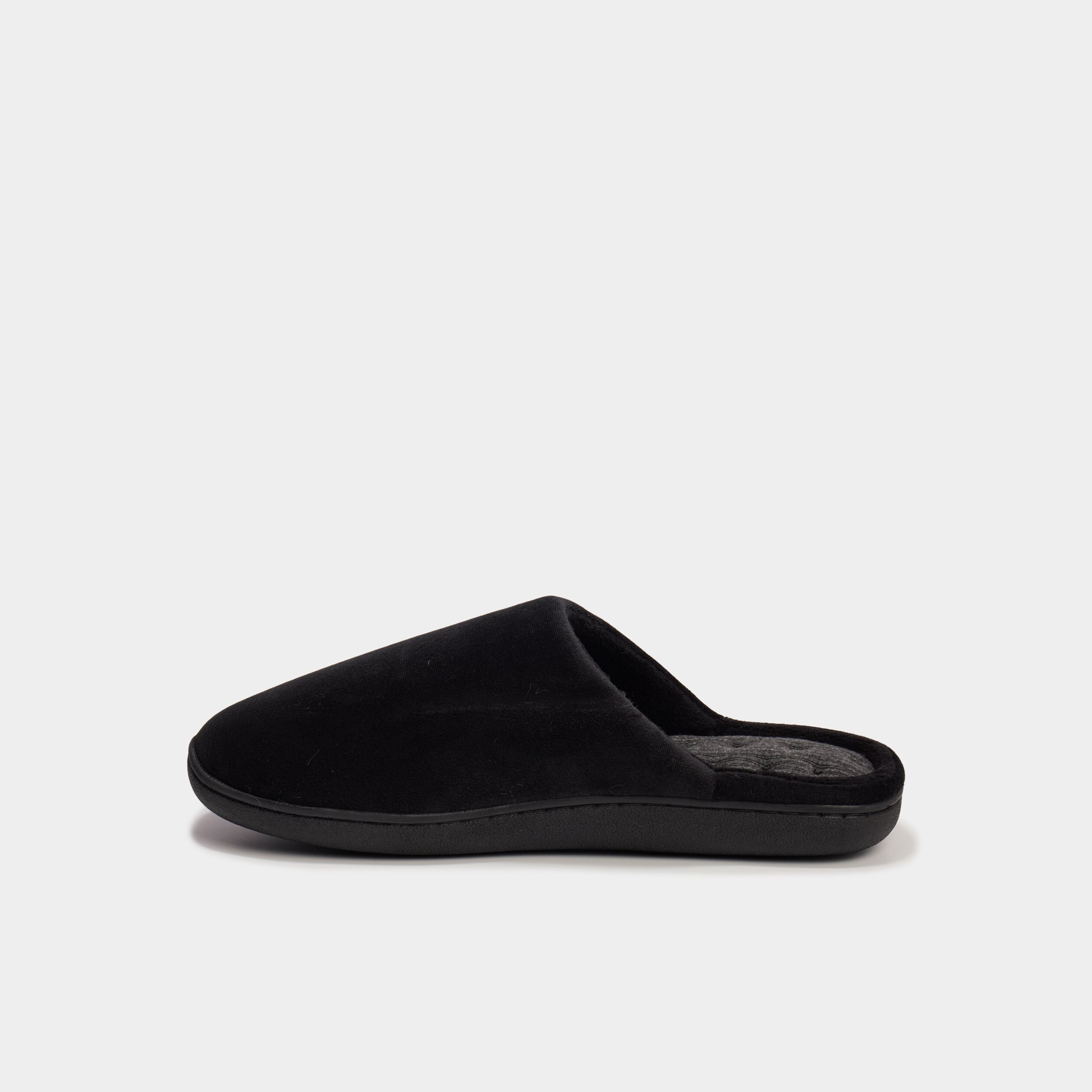 Chaussons mules noir homme
