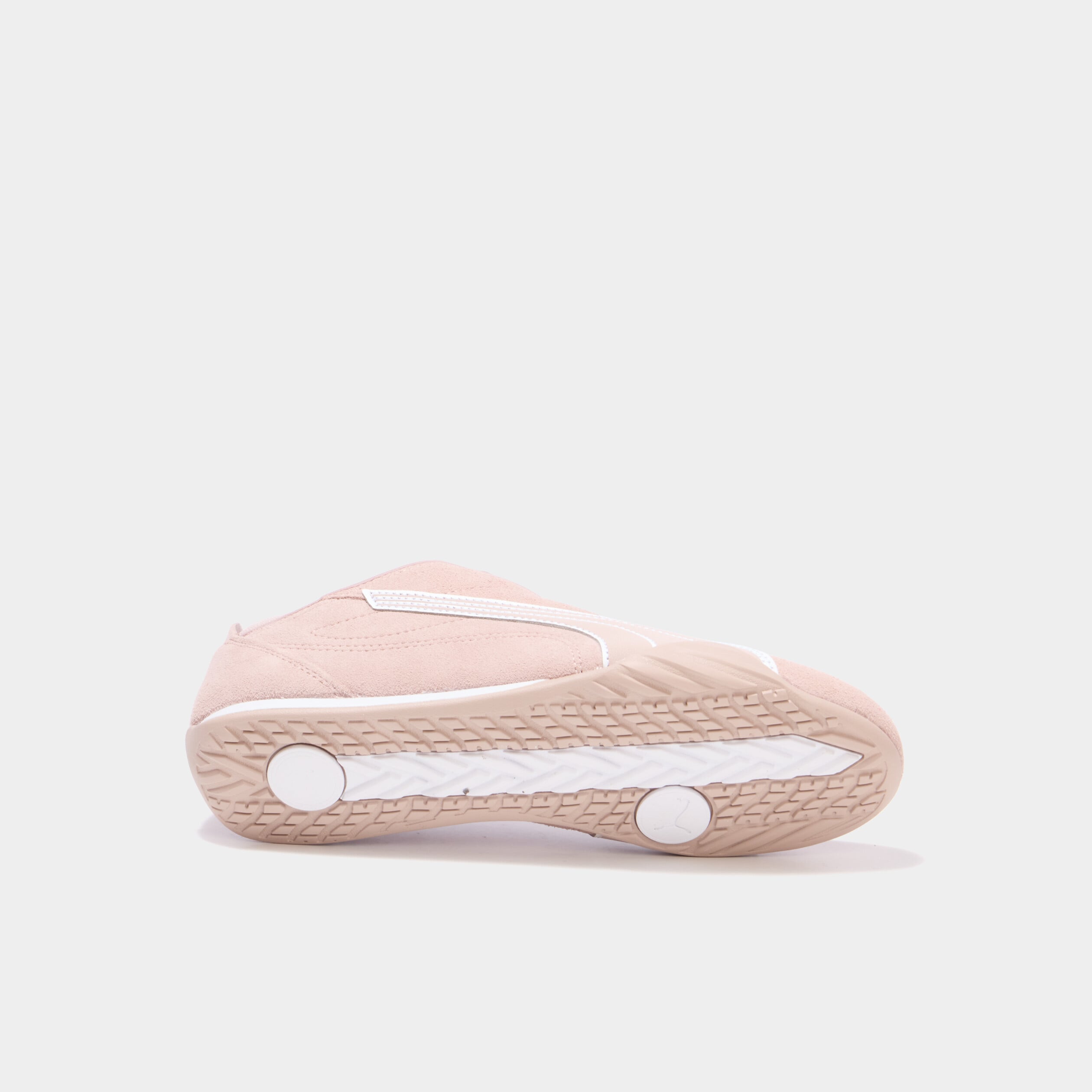 Baskets running cuir Puma Catch SD vieux rose femme