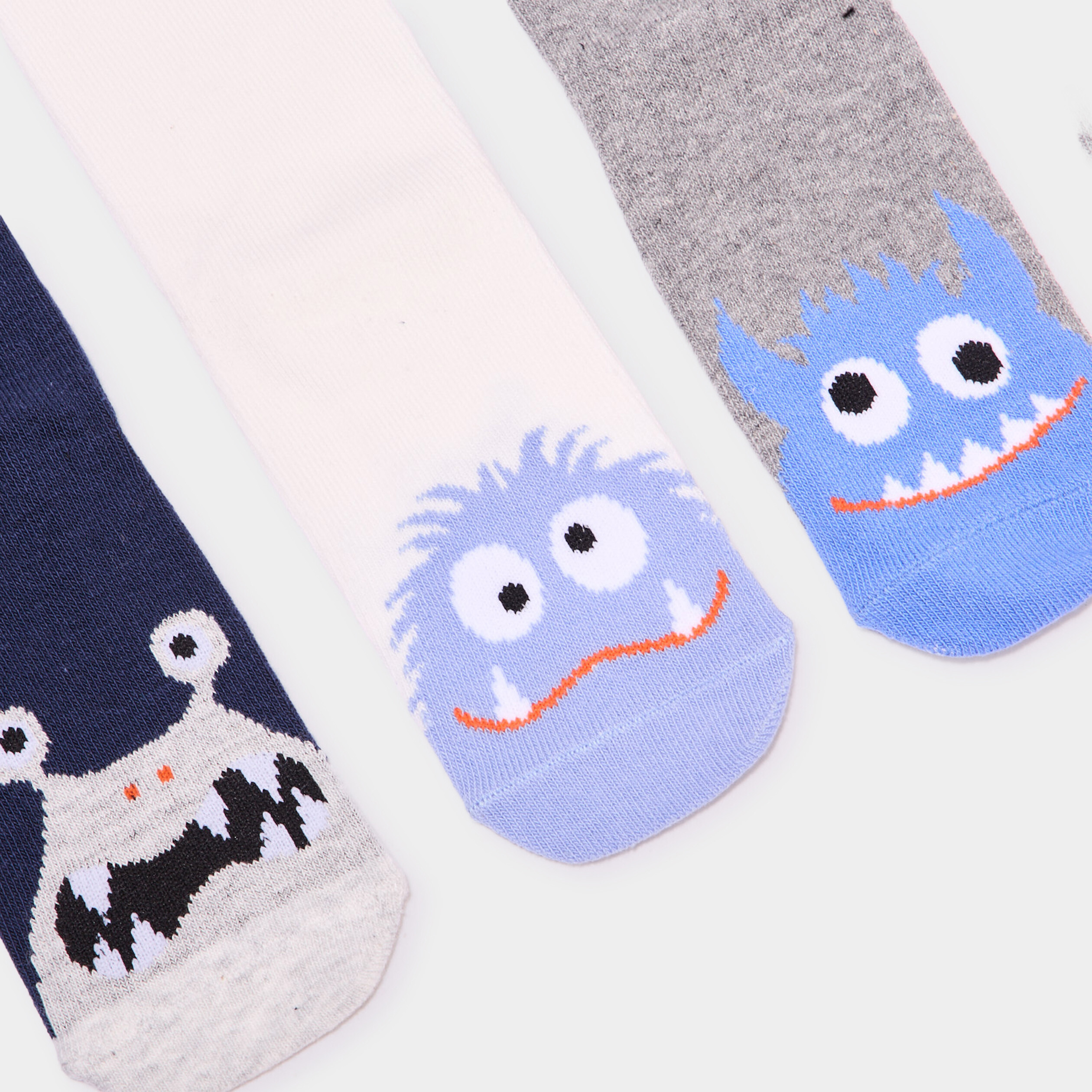 Lot 5 paires chaussettes multicolore gar&ccedil;on