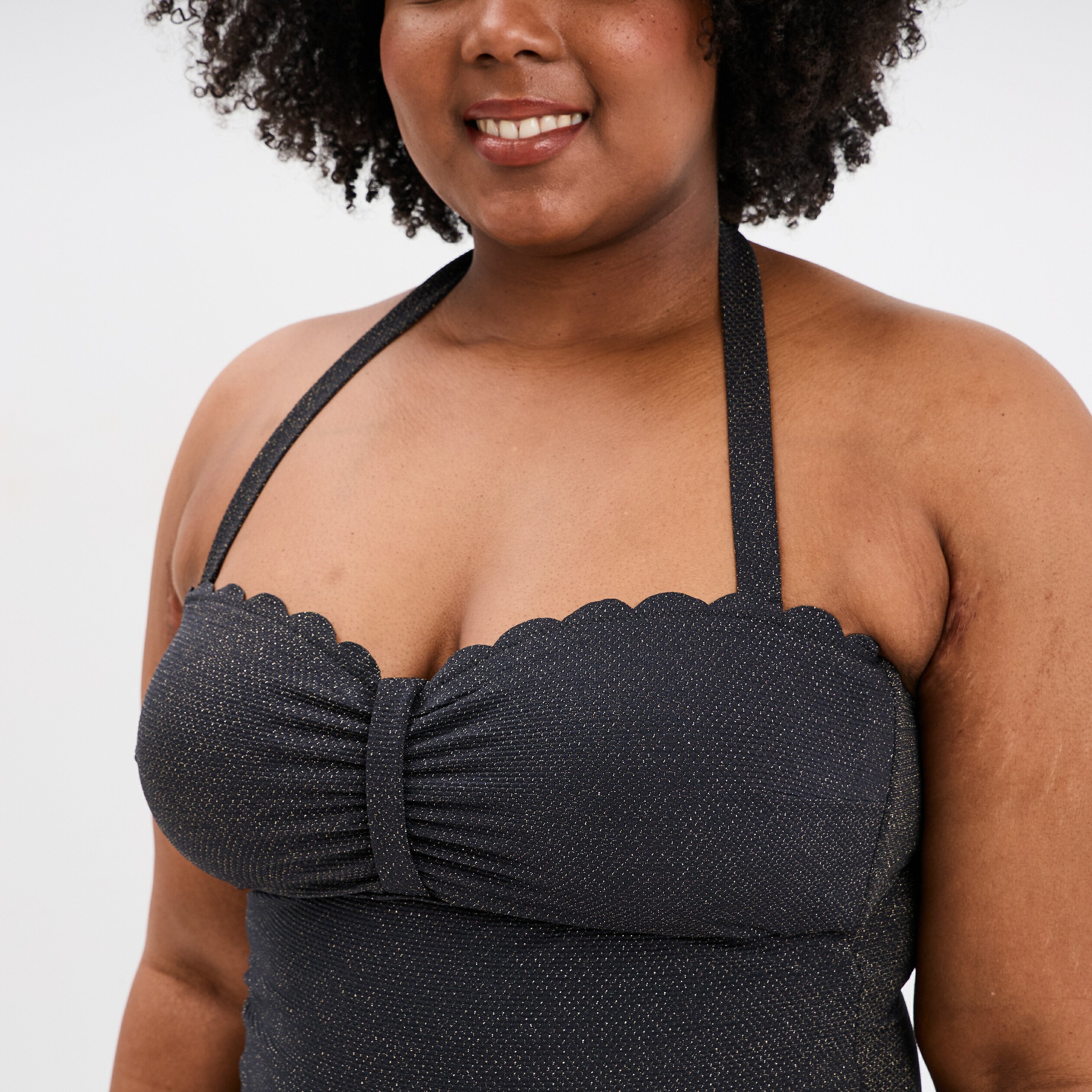 maillot de bain une piece balconnet noir femmegt Maillot de bain une pièce balconnet noir femme grande taille