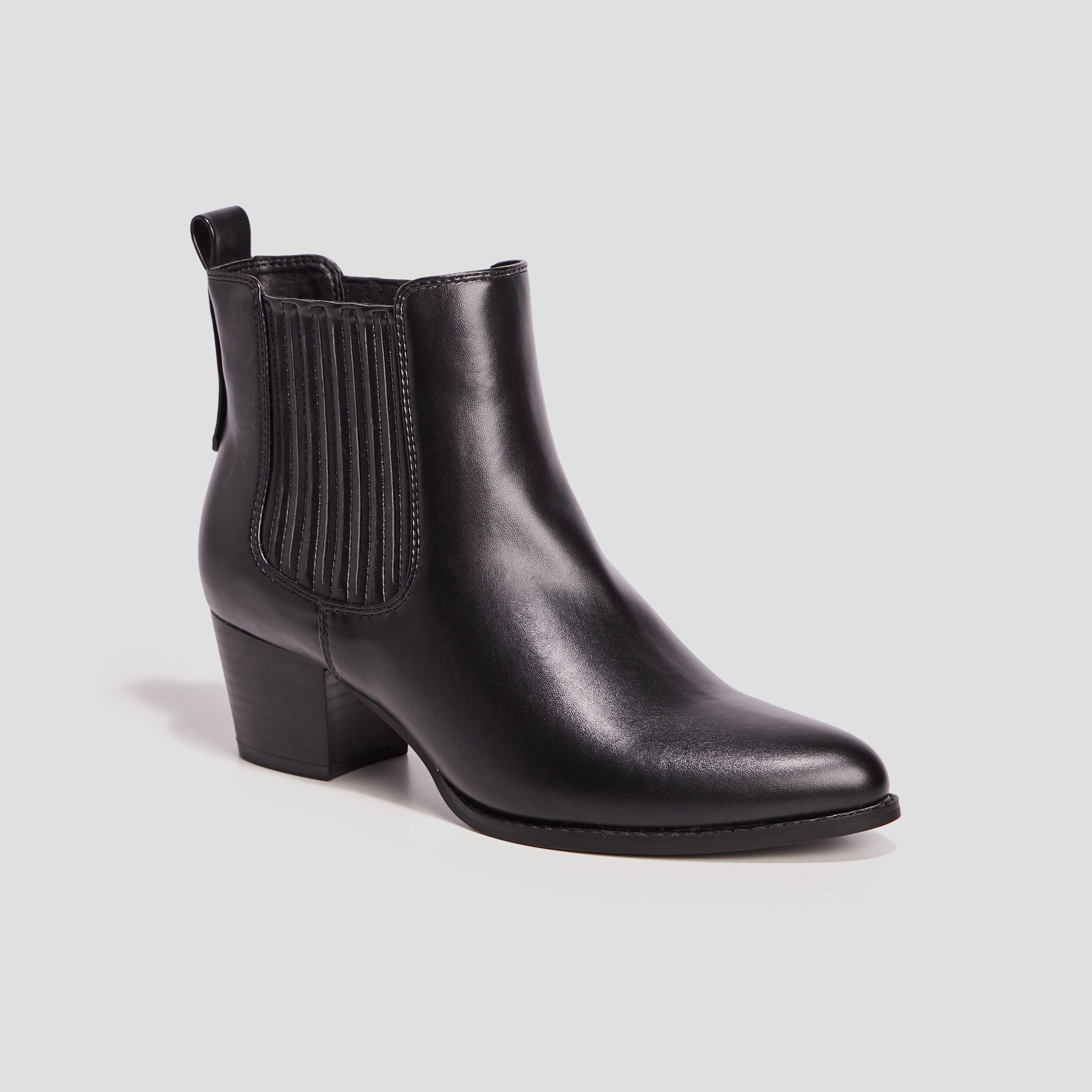 Bottines à talons noir femme