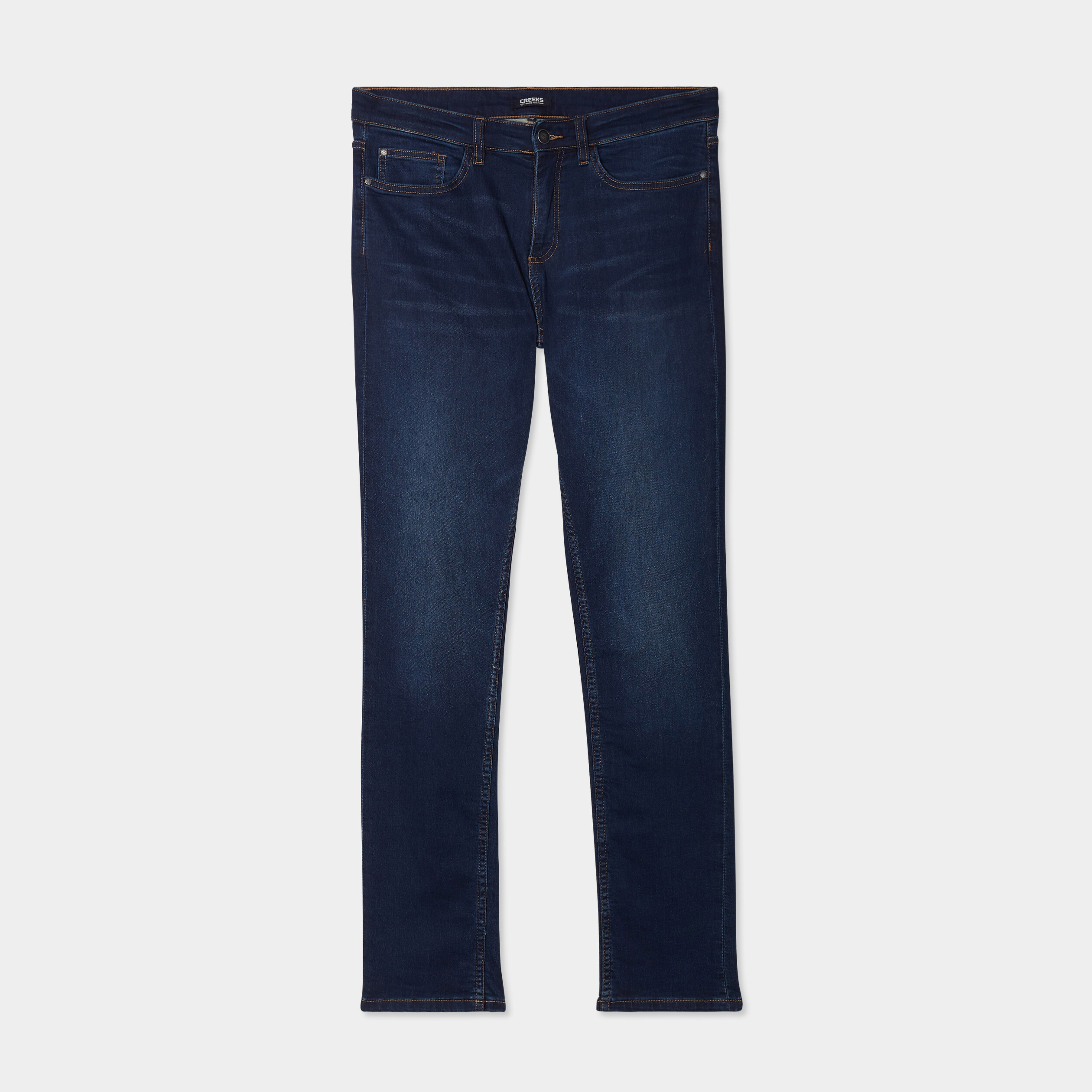 Jeans coupe slim denim brut homme