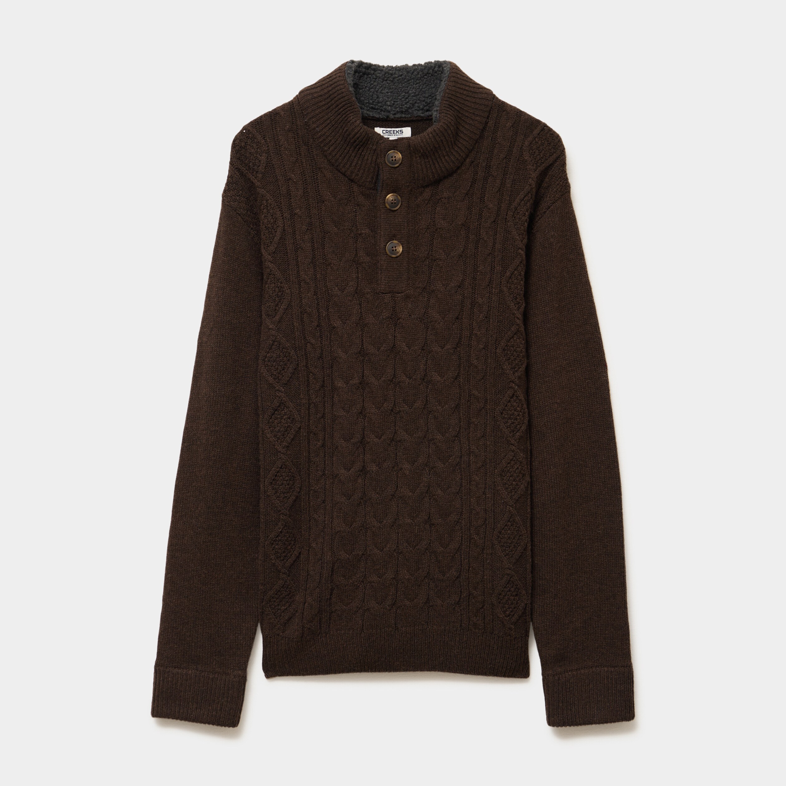 Pull Homme Murano Collezione 100% Laine Marron/gris Diamant - Taille XL, Occasion Très Bon état, Chaud Et élégant