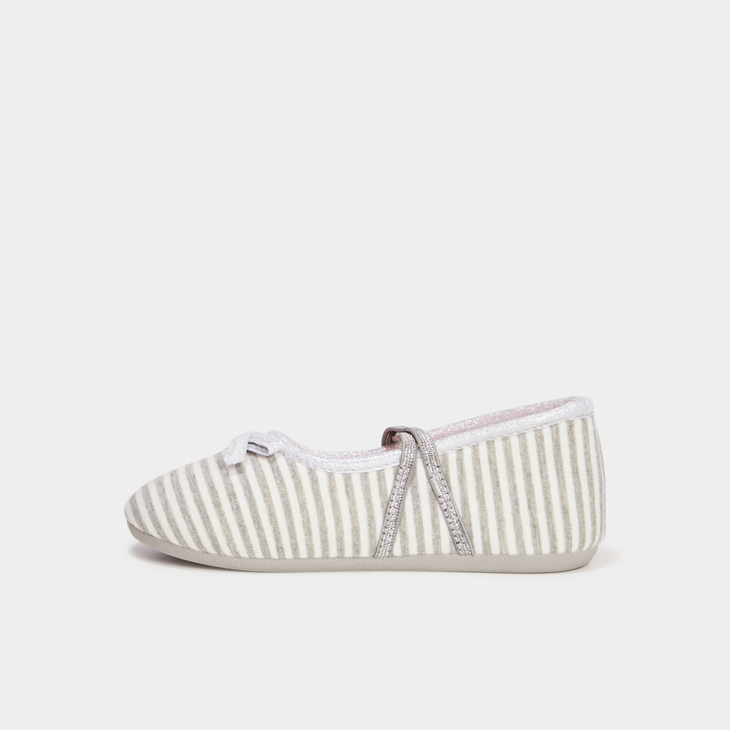 chaussons ballerines gris fille Chaussons ballerines gris fille