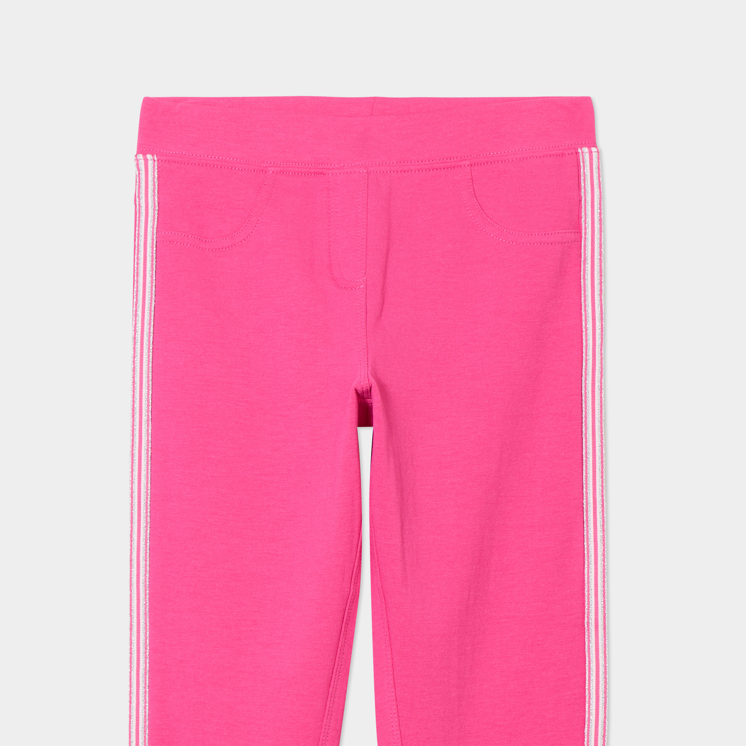 tregging avec bandes rose fushia fille Tregging avec bandes rose fushia fille