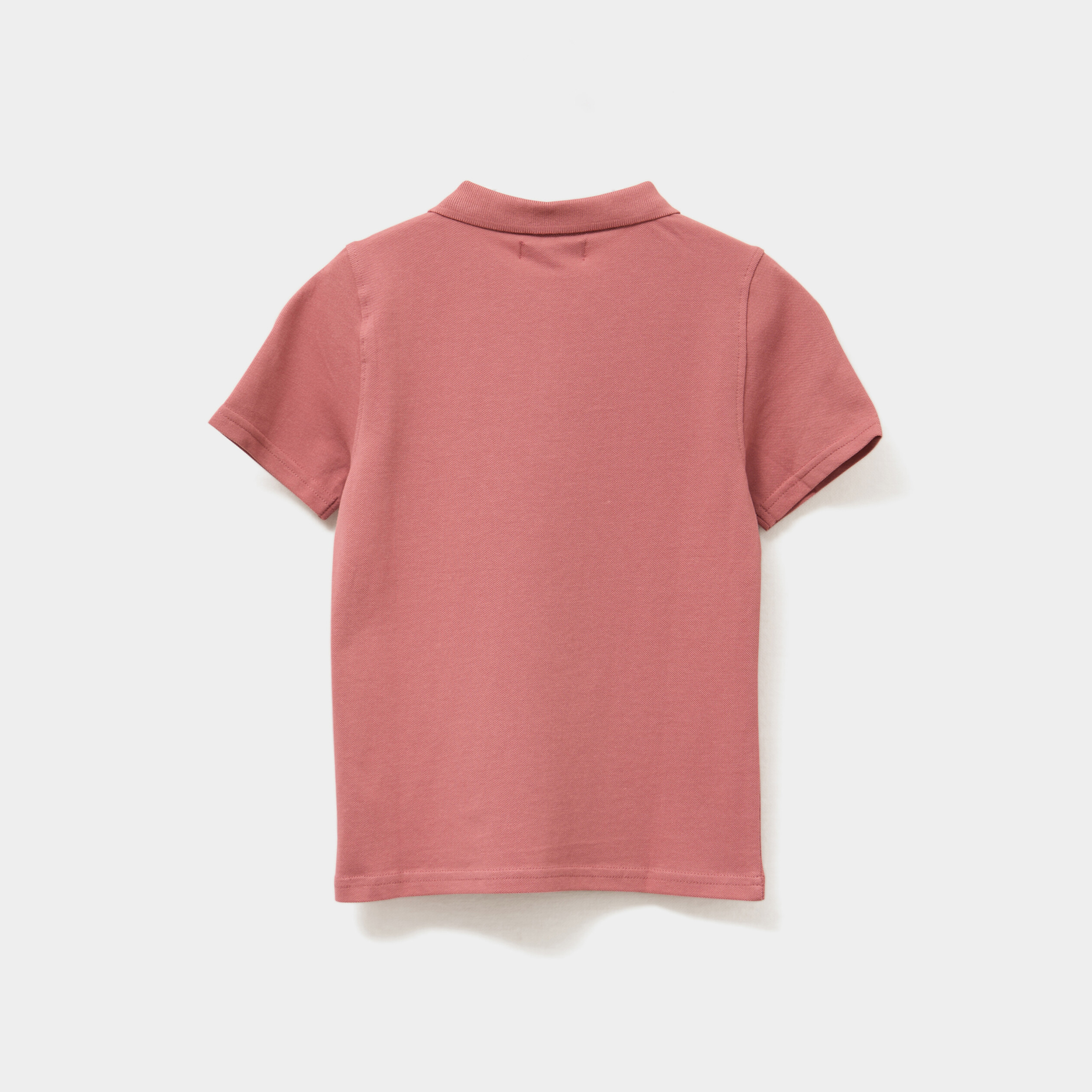 polo manches courtes a detail brode vieux rose garcon Polo manches courtes à détail brodé vieux rose garçon
