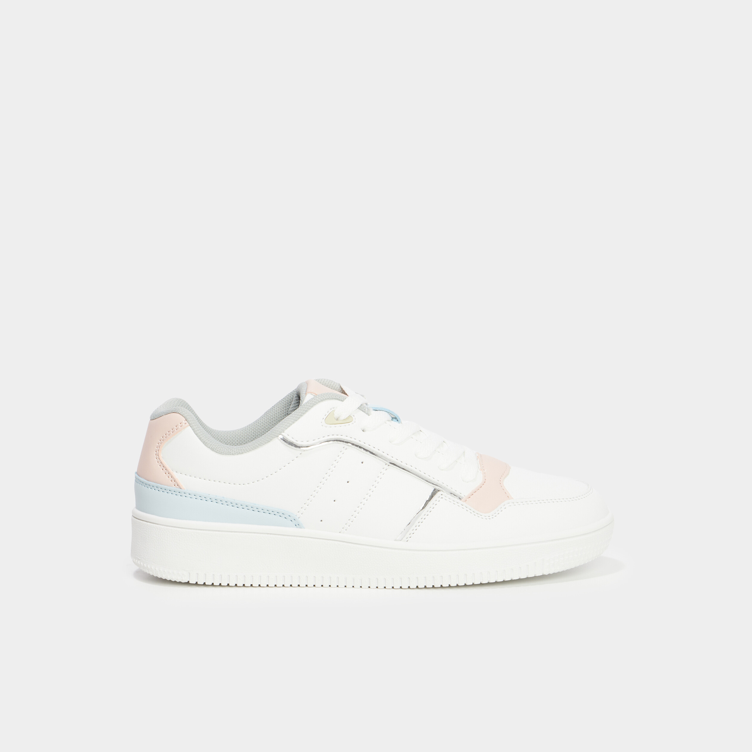 tennis basses semelle epaisse creeks multicolore femme Tennis basses semelle épaisse Creeks multicolore femme