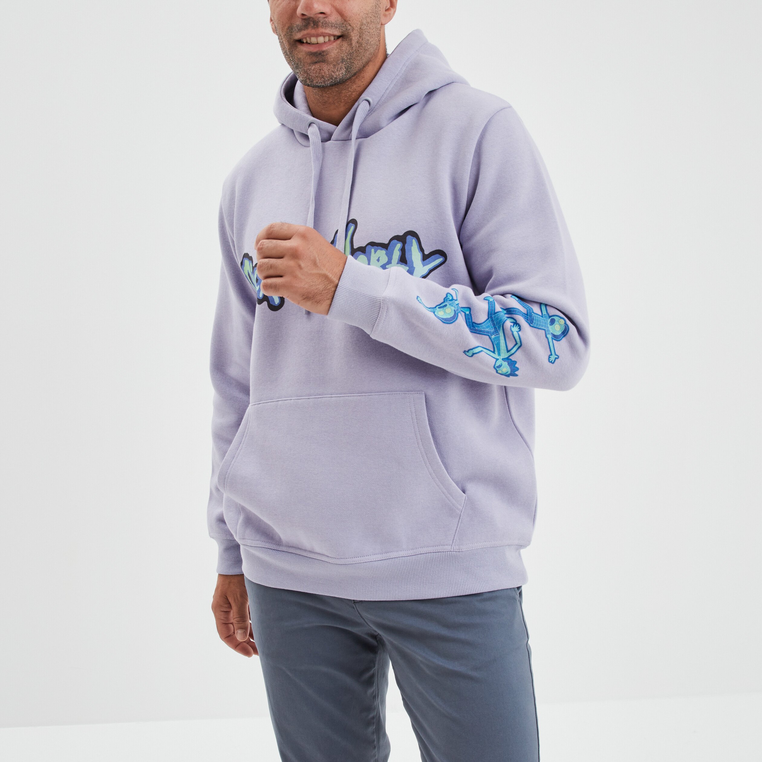 Vêtements Call Of Duty Sweat à Capuche Rick Et Morty Taille