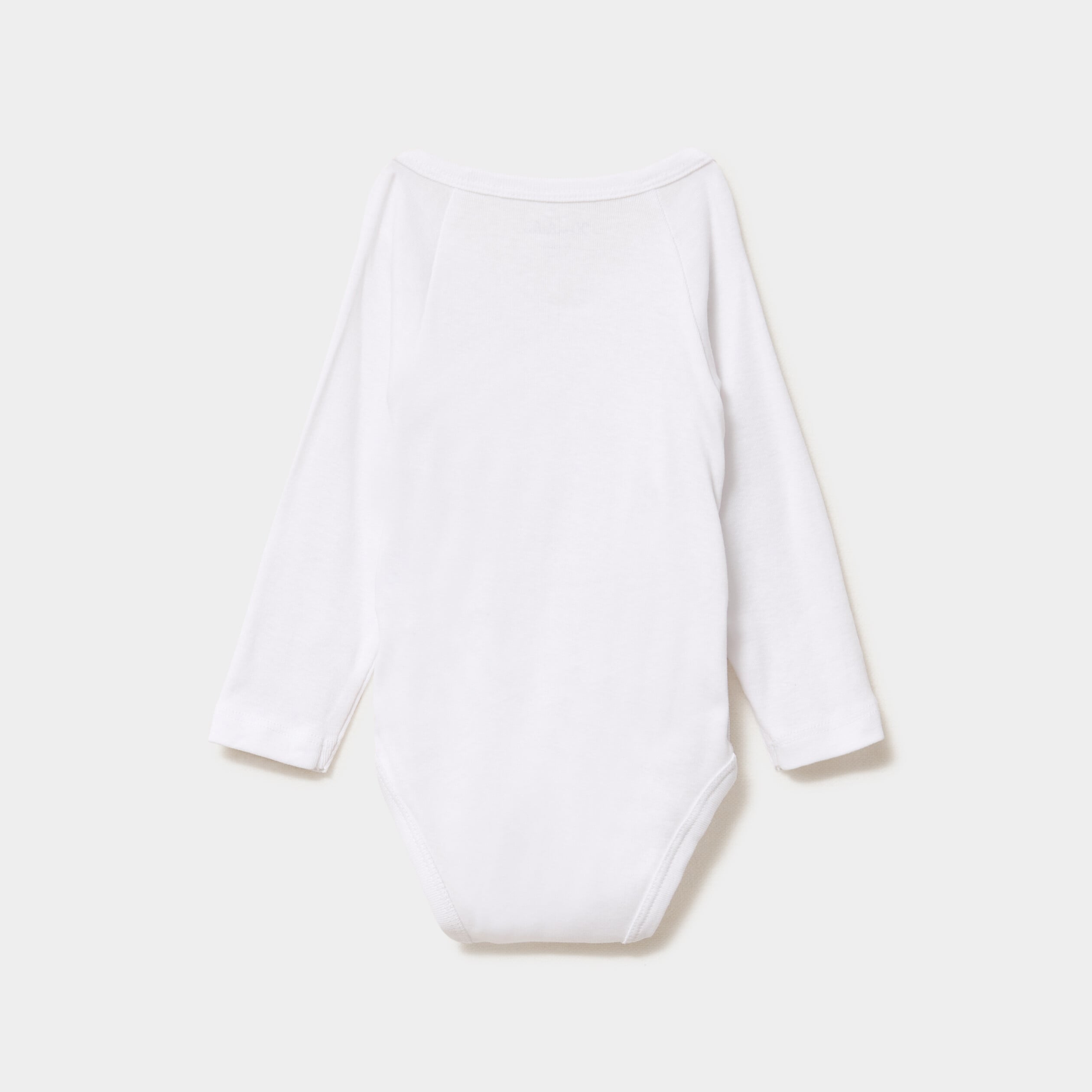 Lot 3 bodies crois&eacute;s manches longues blanc b&eacute;b&eacute;