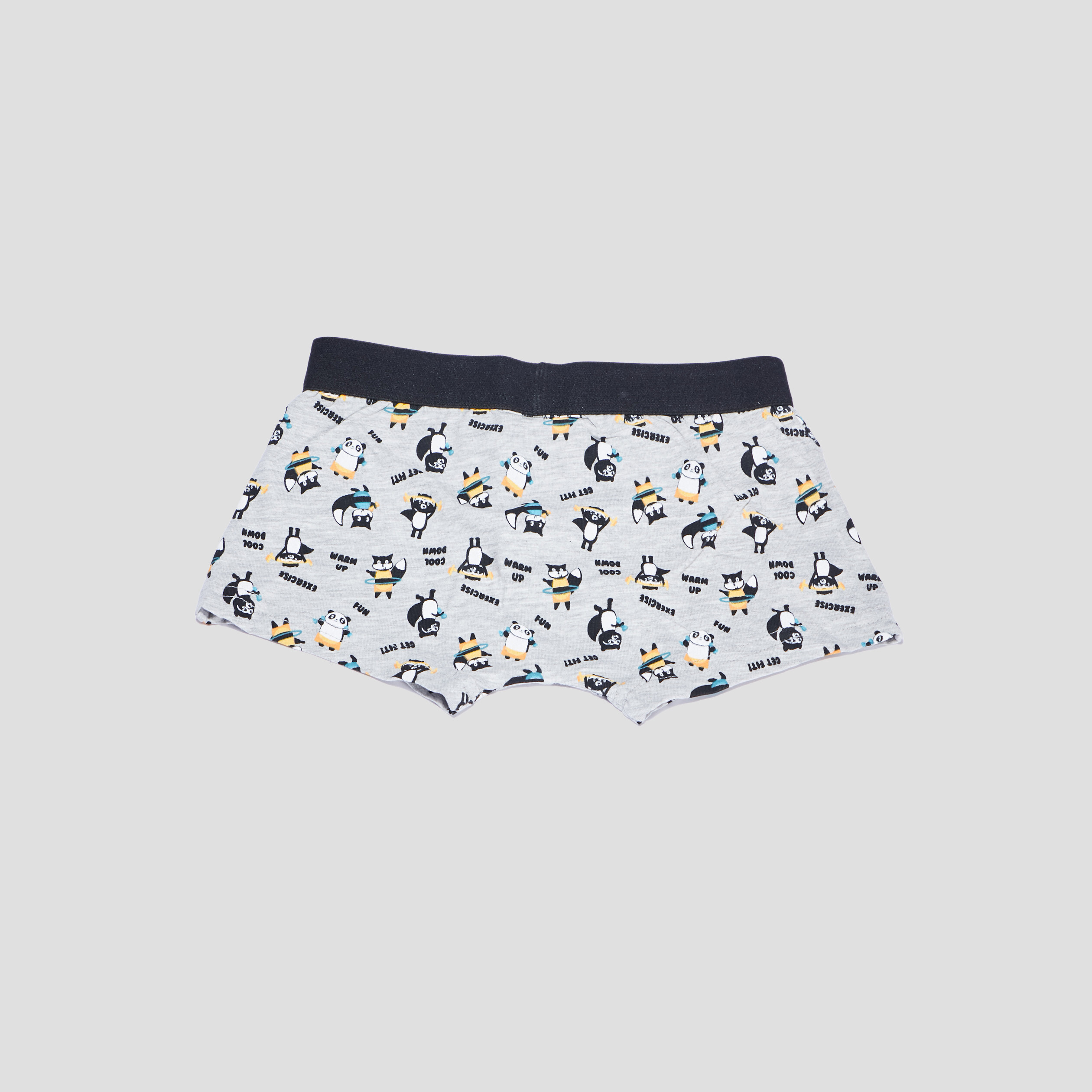 lot 3 boxers gris clair garcon Lot 3 boxers gris clair garçon