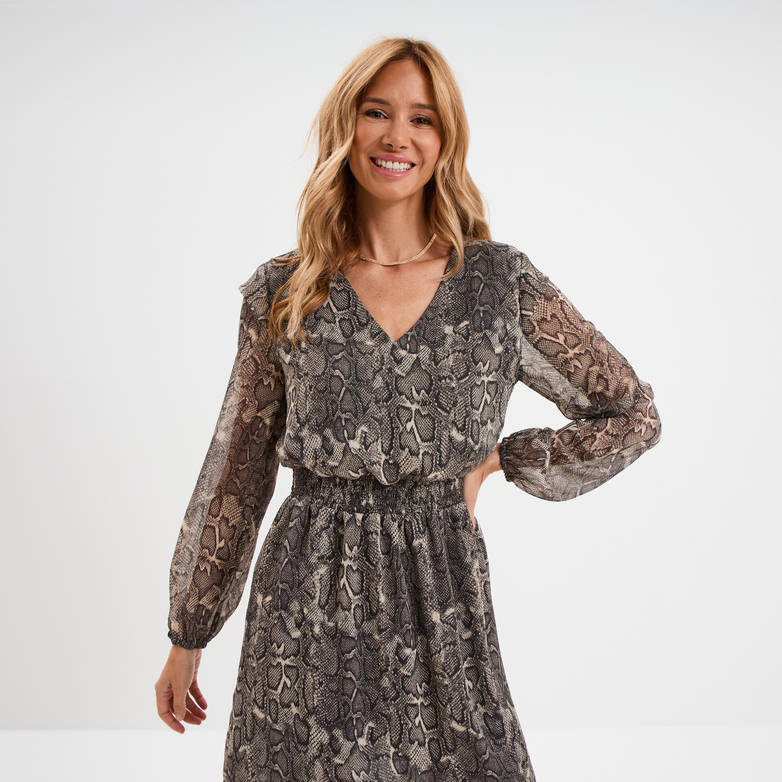 robe courte taille elastiquee blanc femme Robe courte taille élastiquée blanc femme