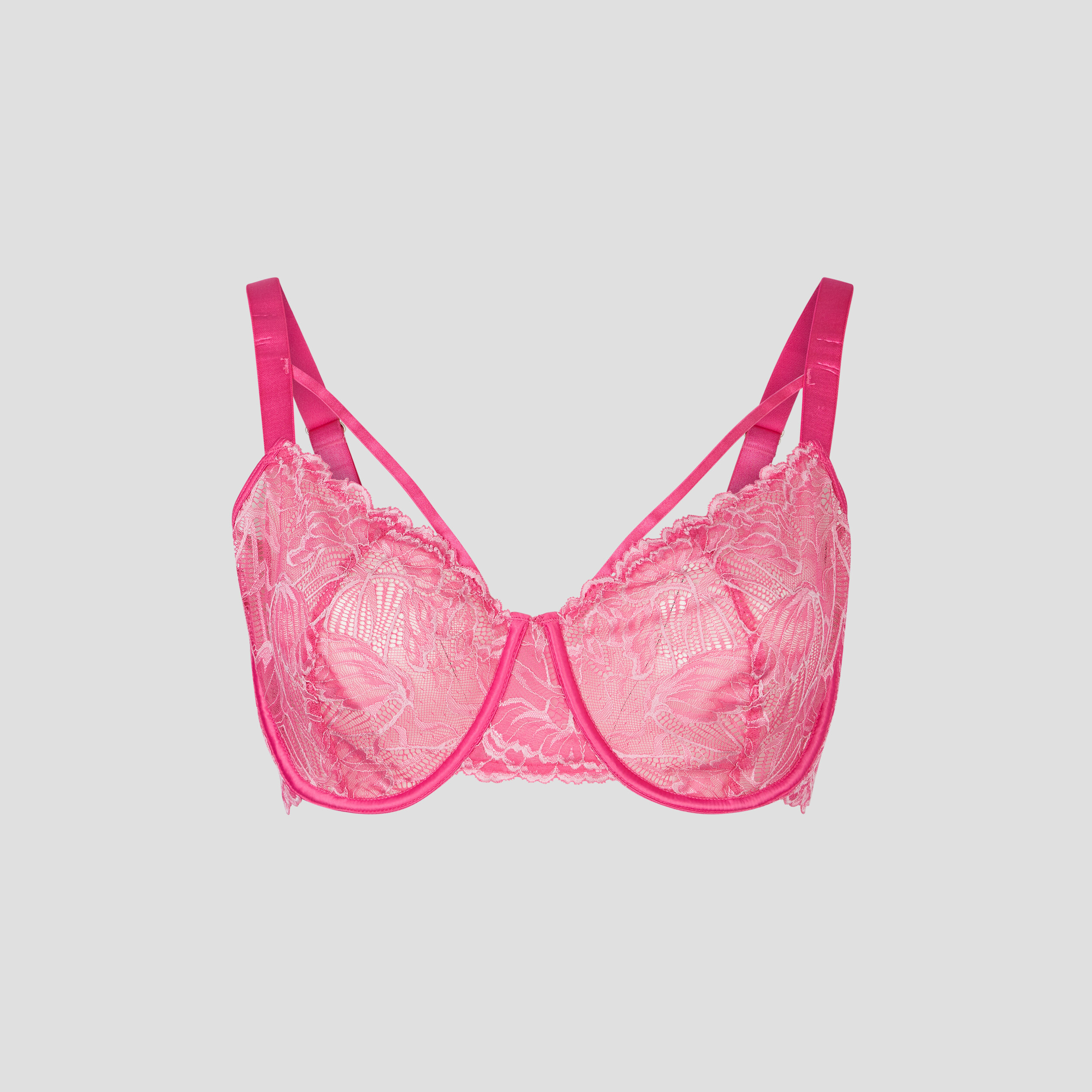 soutien gorge emboitant dentelle rose fushia femmegt Soutien-gorge emboîtant dentelle rose fushia femme grande taille