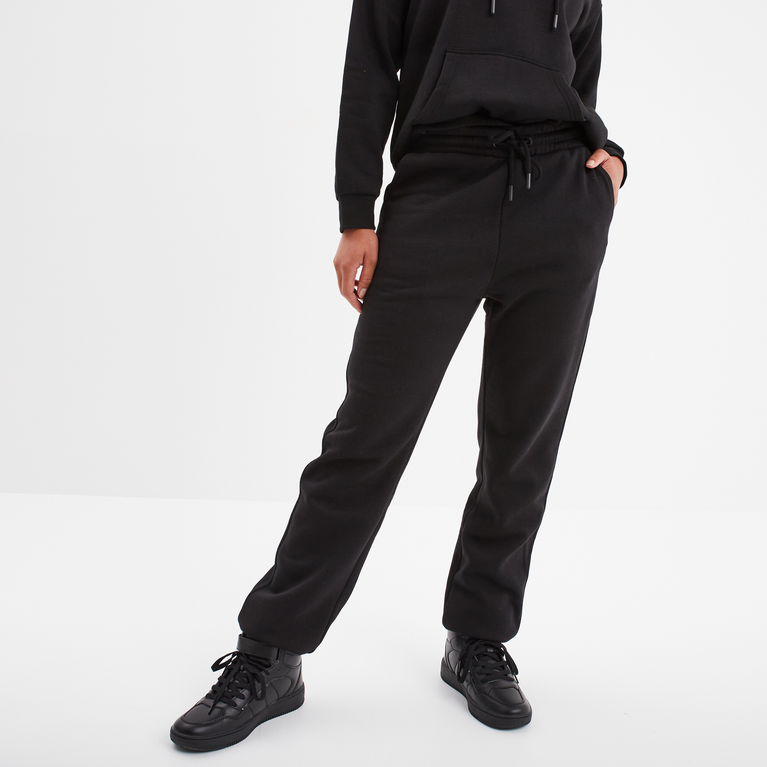 Pantalon jogging femme noir