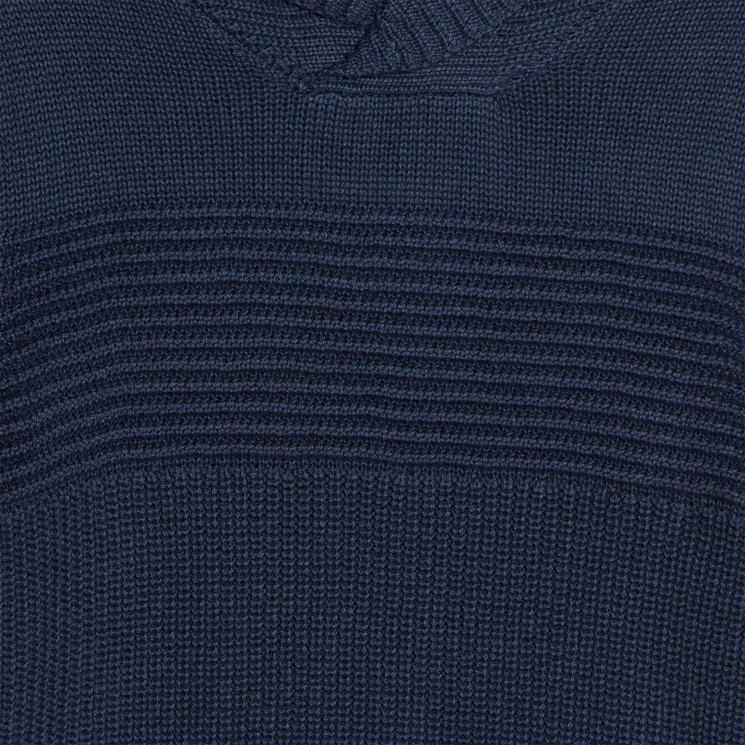 Pull avec col ch&acirc;le bleu marine gar&ccedil;on