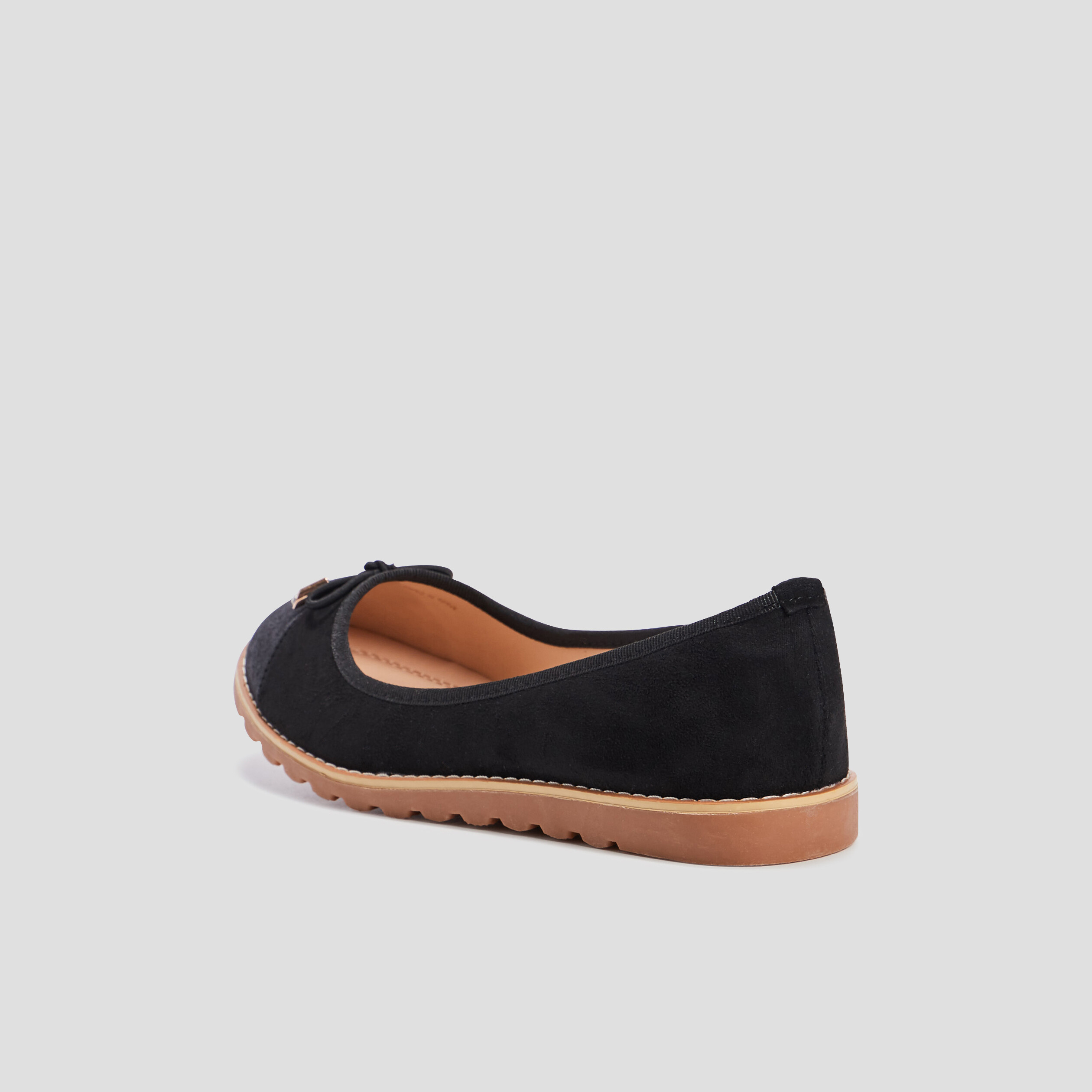 ballerines semelles crantees noir femme Ballerines semelles crantées noir femme