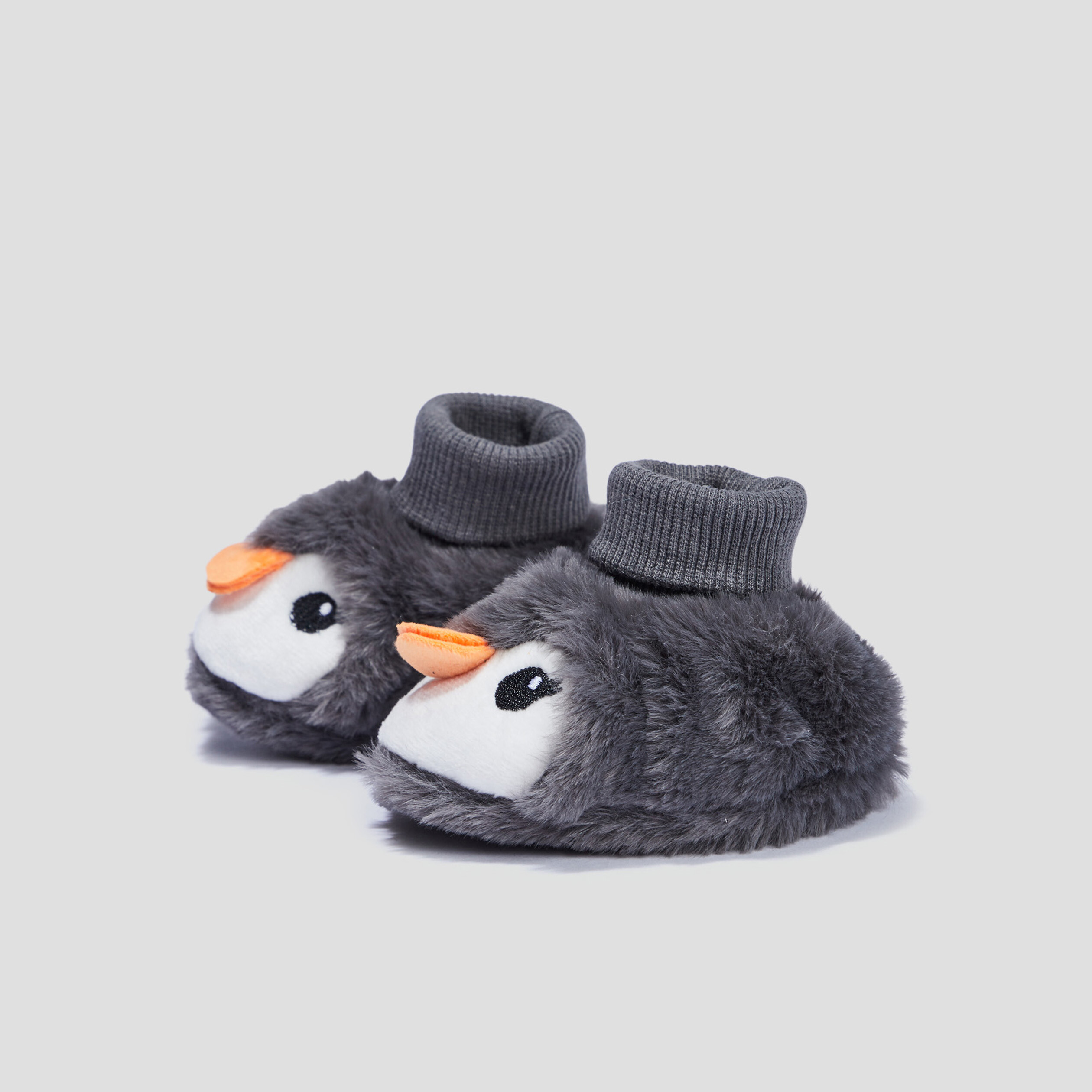 Chaussettes d'intérieur gris mixte