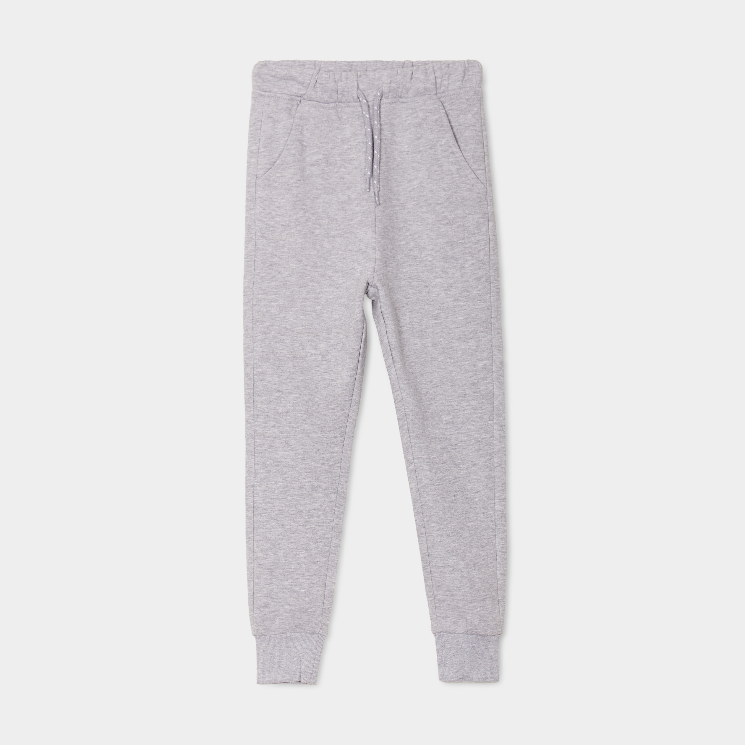 Pantalon de jogging molleton gris clair gar&ccedil;on